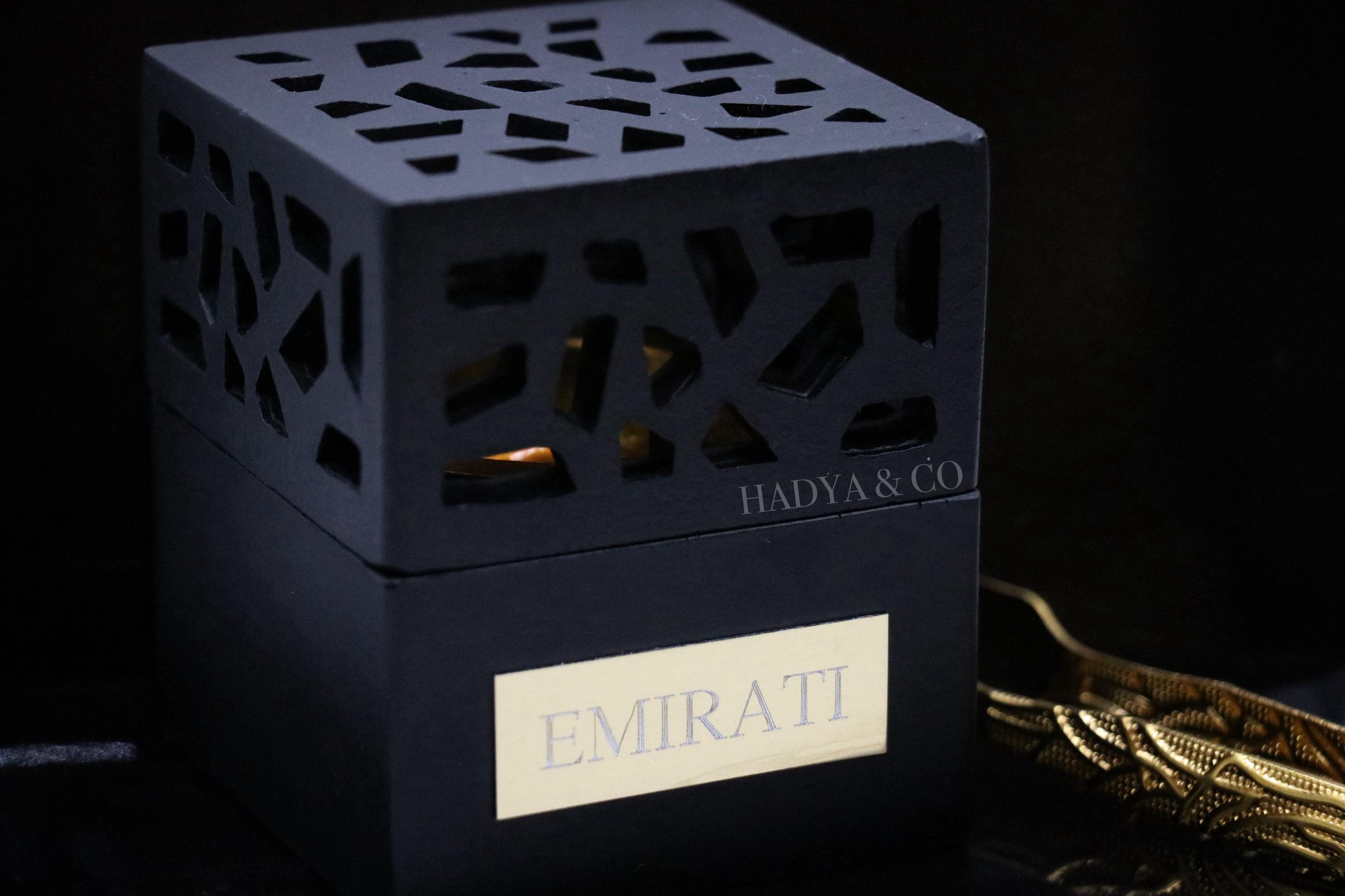 EMIRATI Bakhoor Burner with Gold Tong - Bakhoor and Oud Incense Cones Burner - image 3