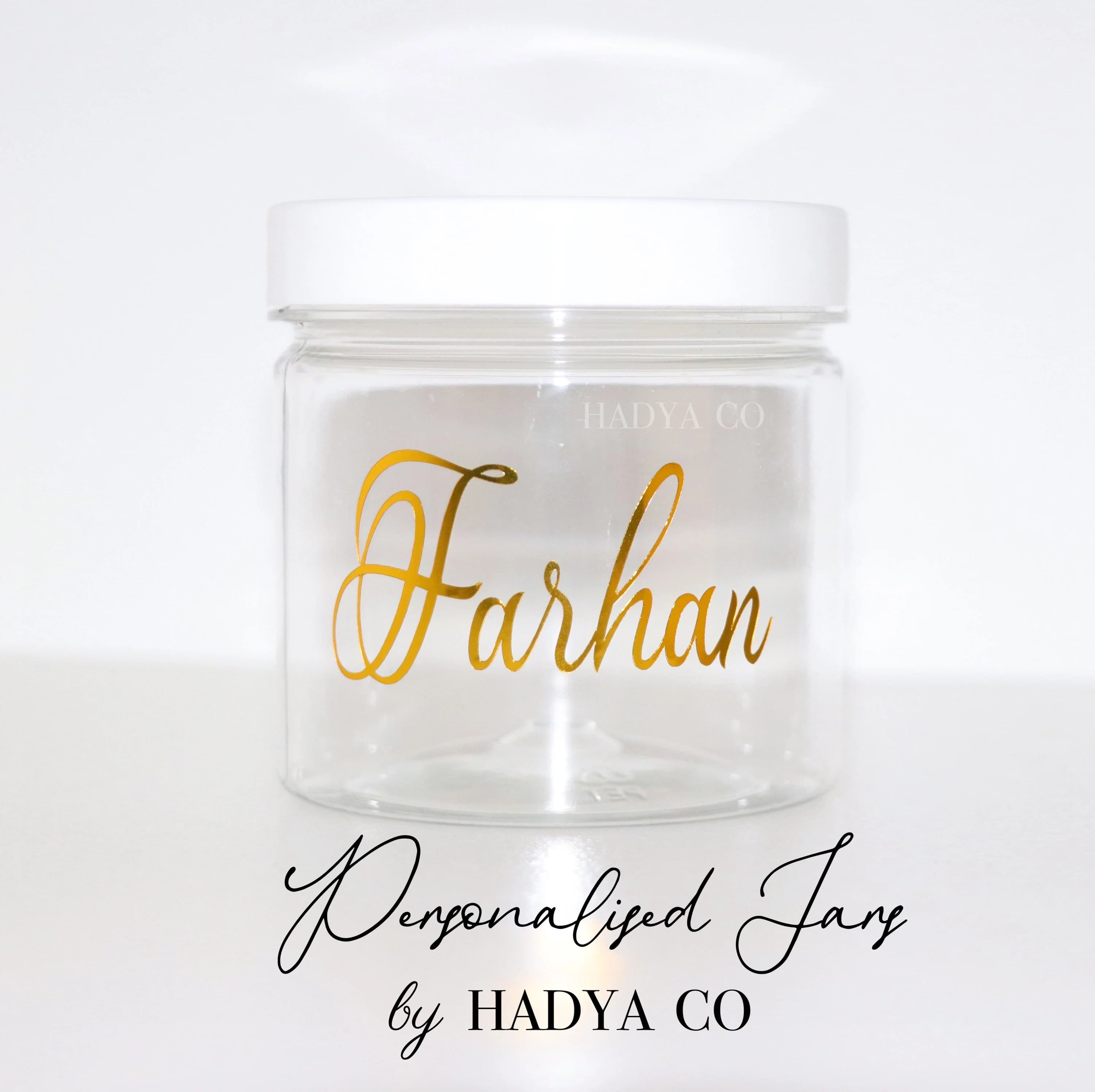 Personalised Sweet Jars - Fill with Sweets and Candy - Halal Sweets