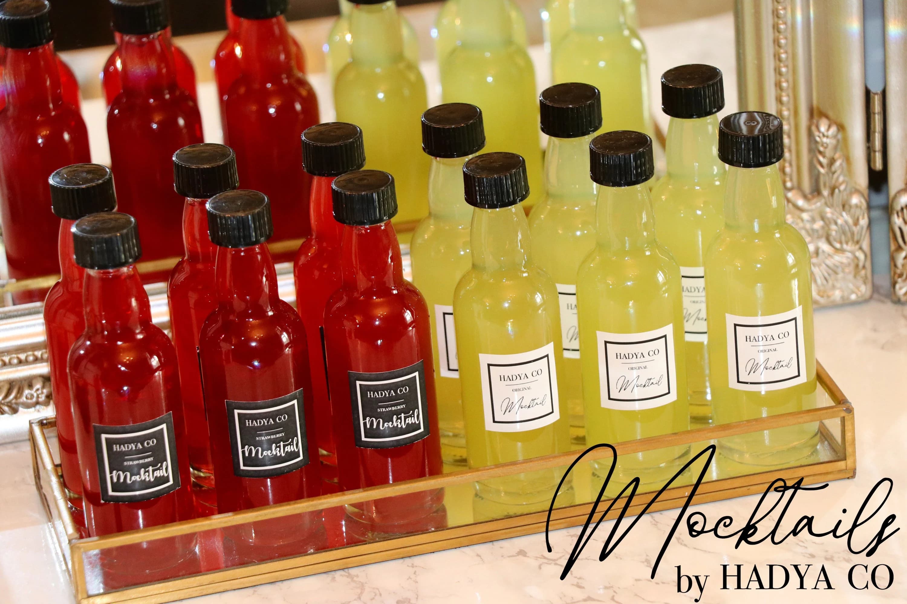 Mini Mocktails Non Alcoholic Beverage - Perfect Favours for Weddings, Birthday, Nikkah, Engagement party, Aqiqah, Bridesmaid, Hen Party - image 2
