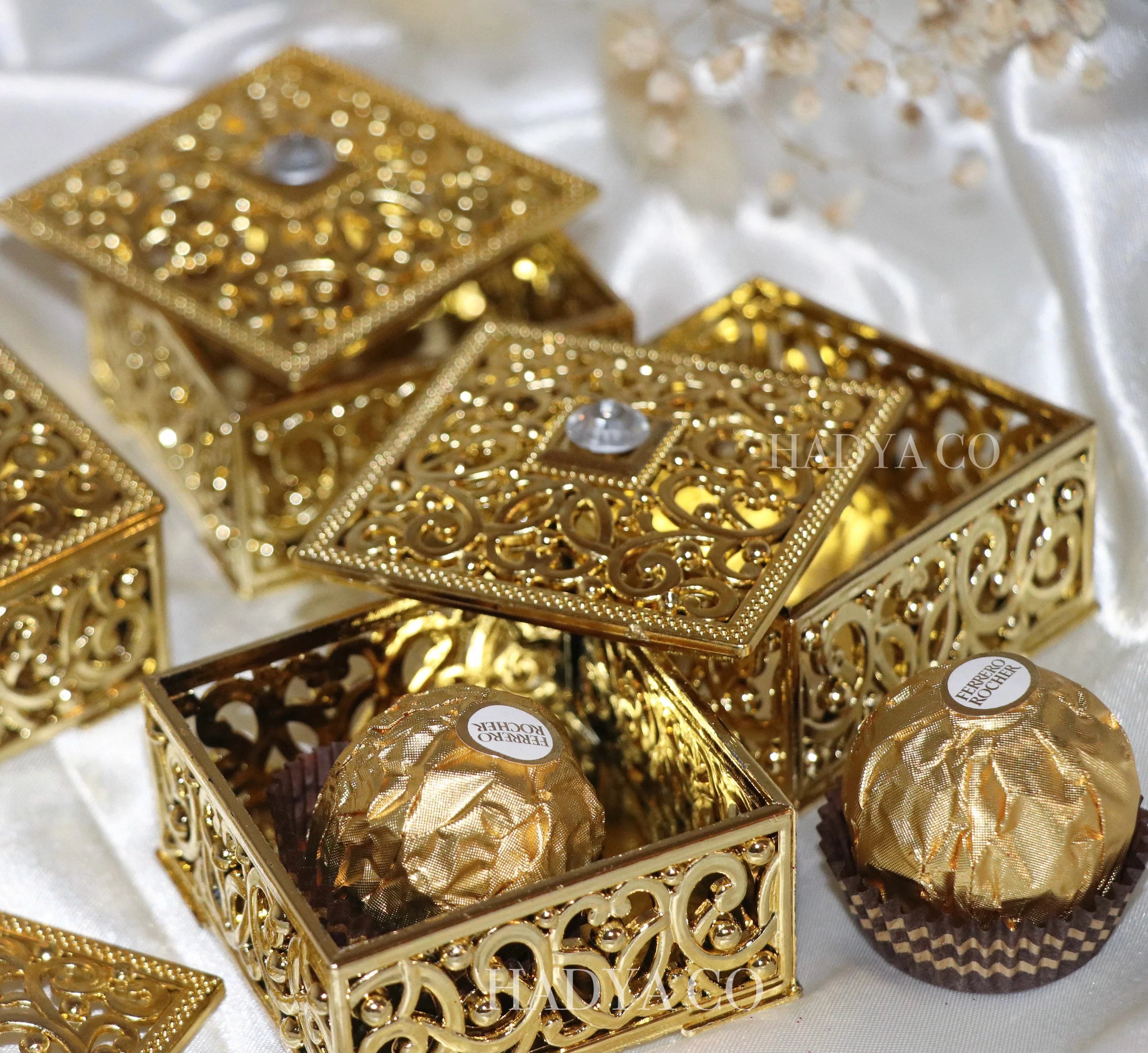 Luxury Trinket Favour Boxes in Gold or Silver - Ramadan and Eid - image 5