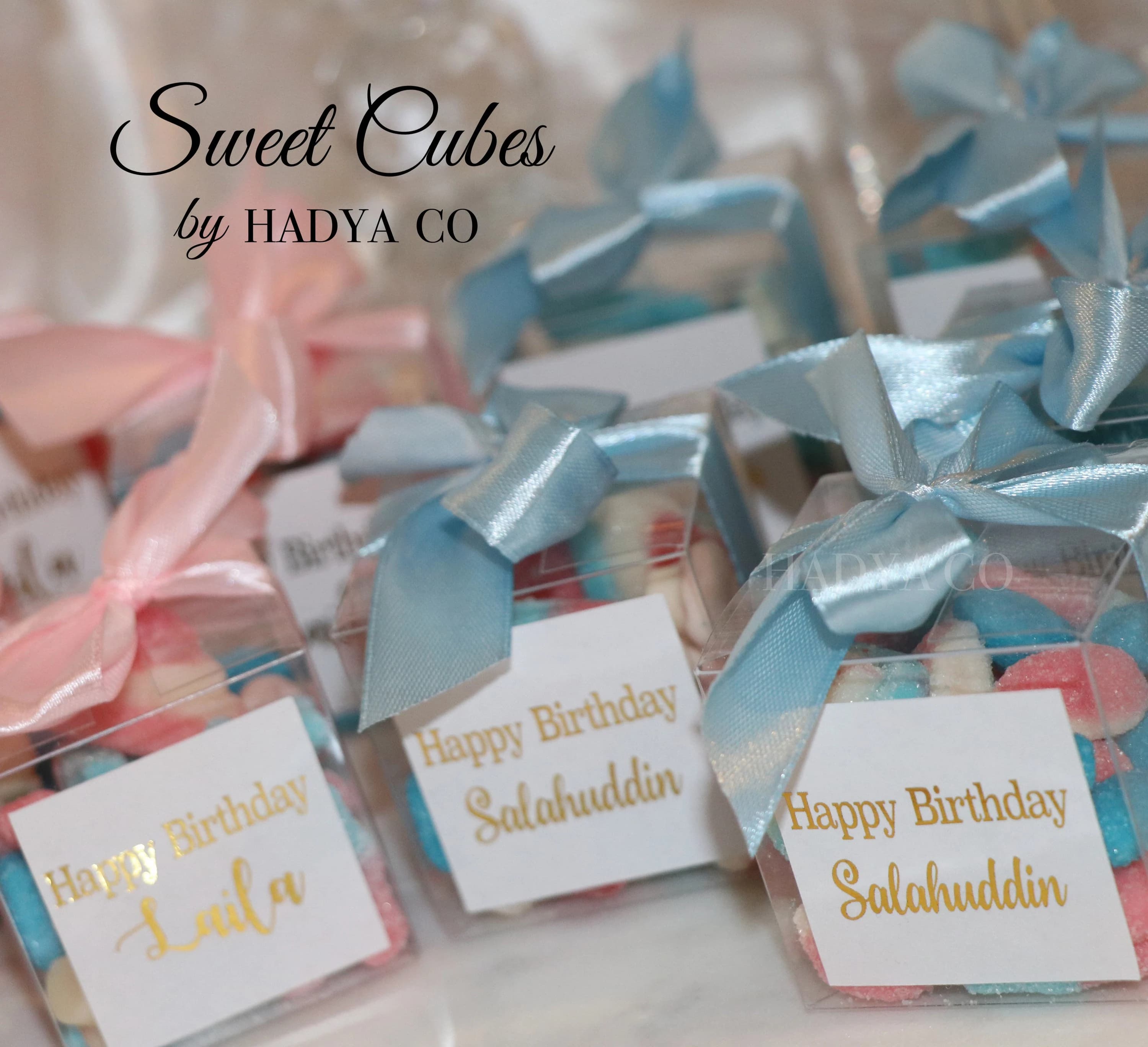 Candy Cubes - Sweet Favours for your Special Event ~ Birthday/Wedding/ Aqiqah/Baby Shower/ Bridal Shower/ Nikkah | Halal Sweets by Hadya Co - image 2