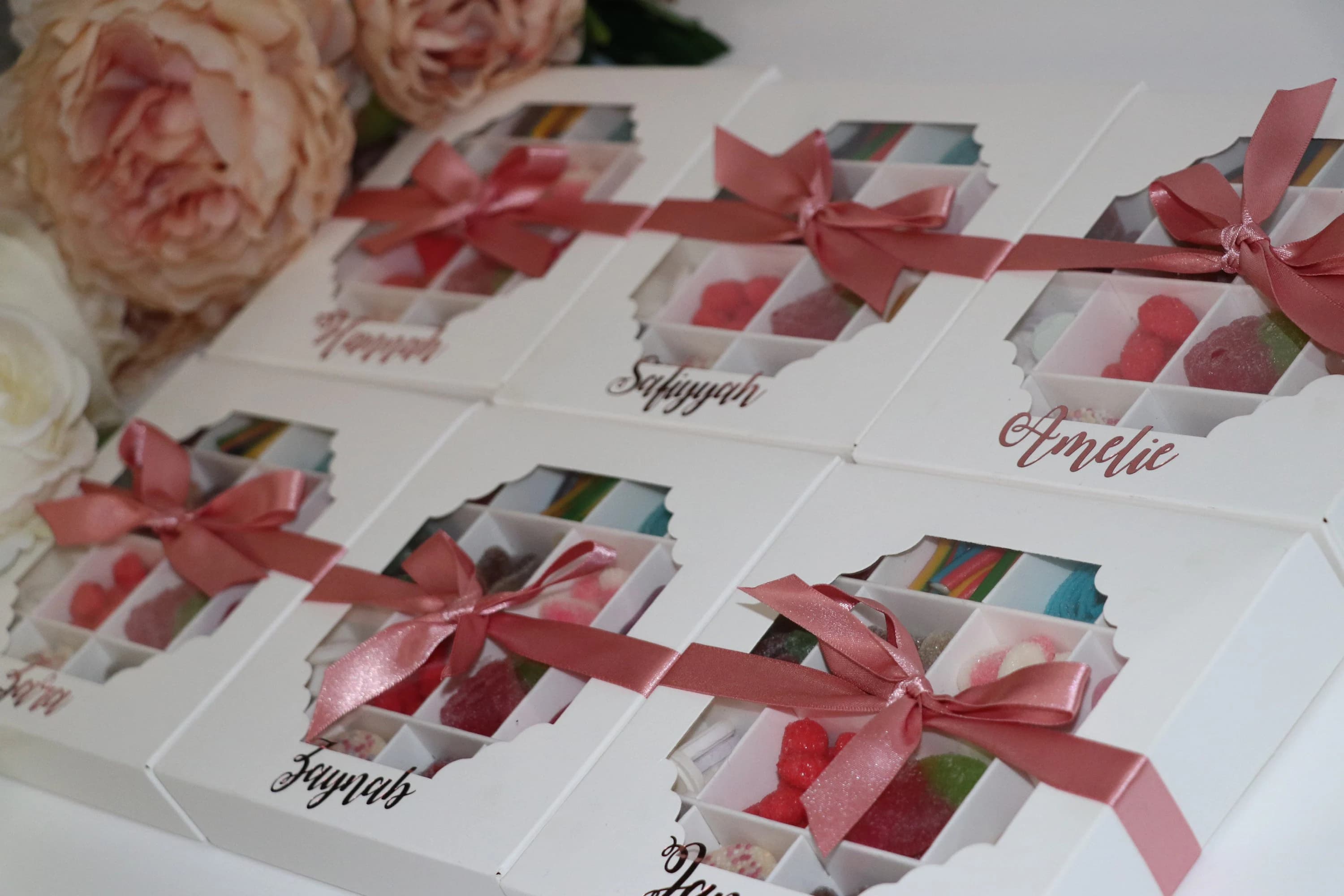 Pic n Mix Box - Personalise with ANY NAME or message (Halal Sweets) | By Hadya Co (Nikkah, Eid, Ramadan, Bridesmaid, Brides, Teachers Gift) - image 3
