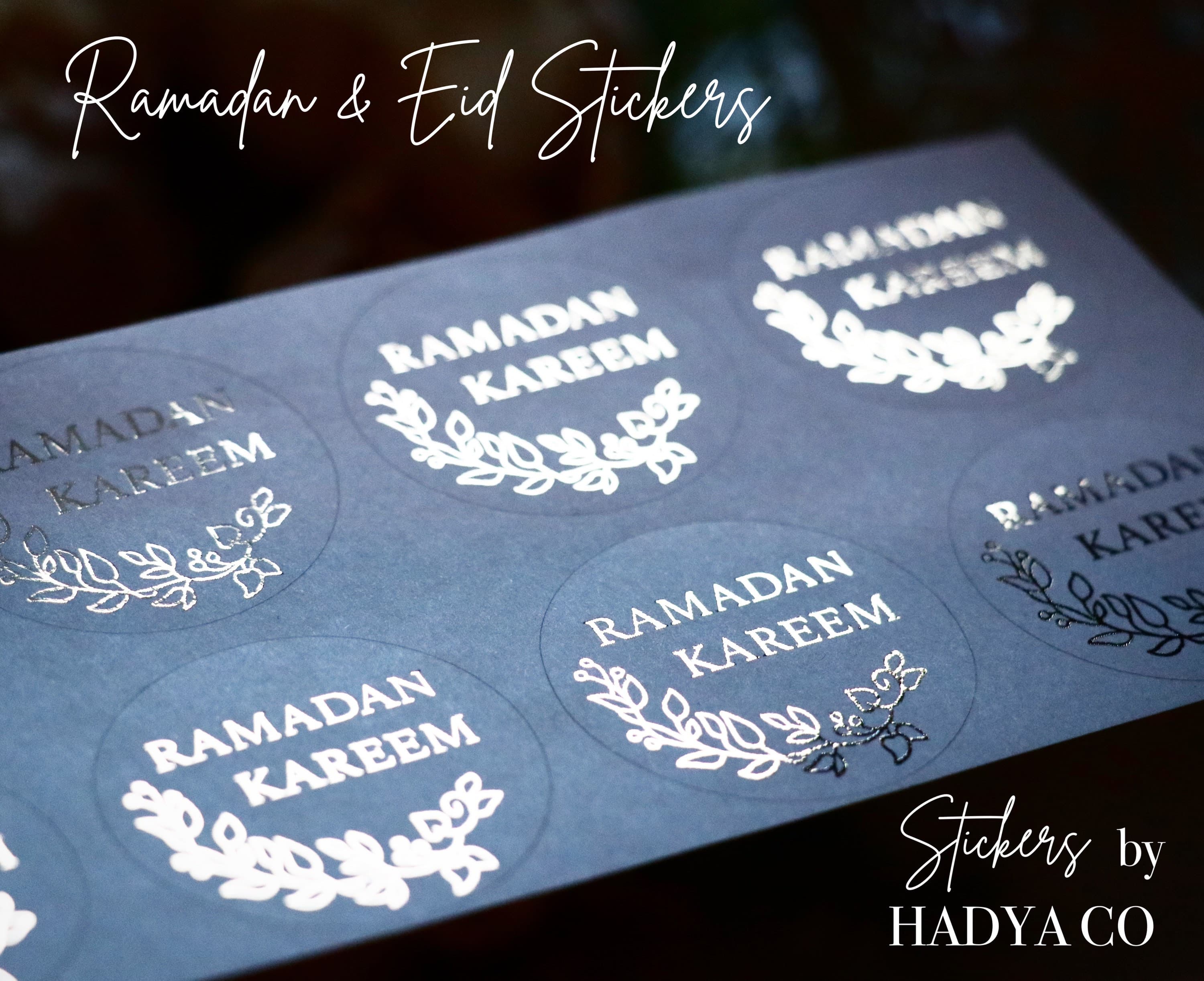 Ramadan/Eid Stickers - Perfect for Gifts | Businesses | Iftar Packs | Ramadan Gift | Eid Gift Ideas 2022 Edition