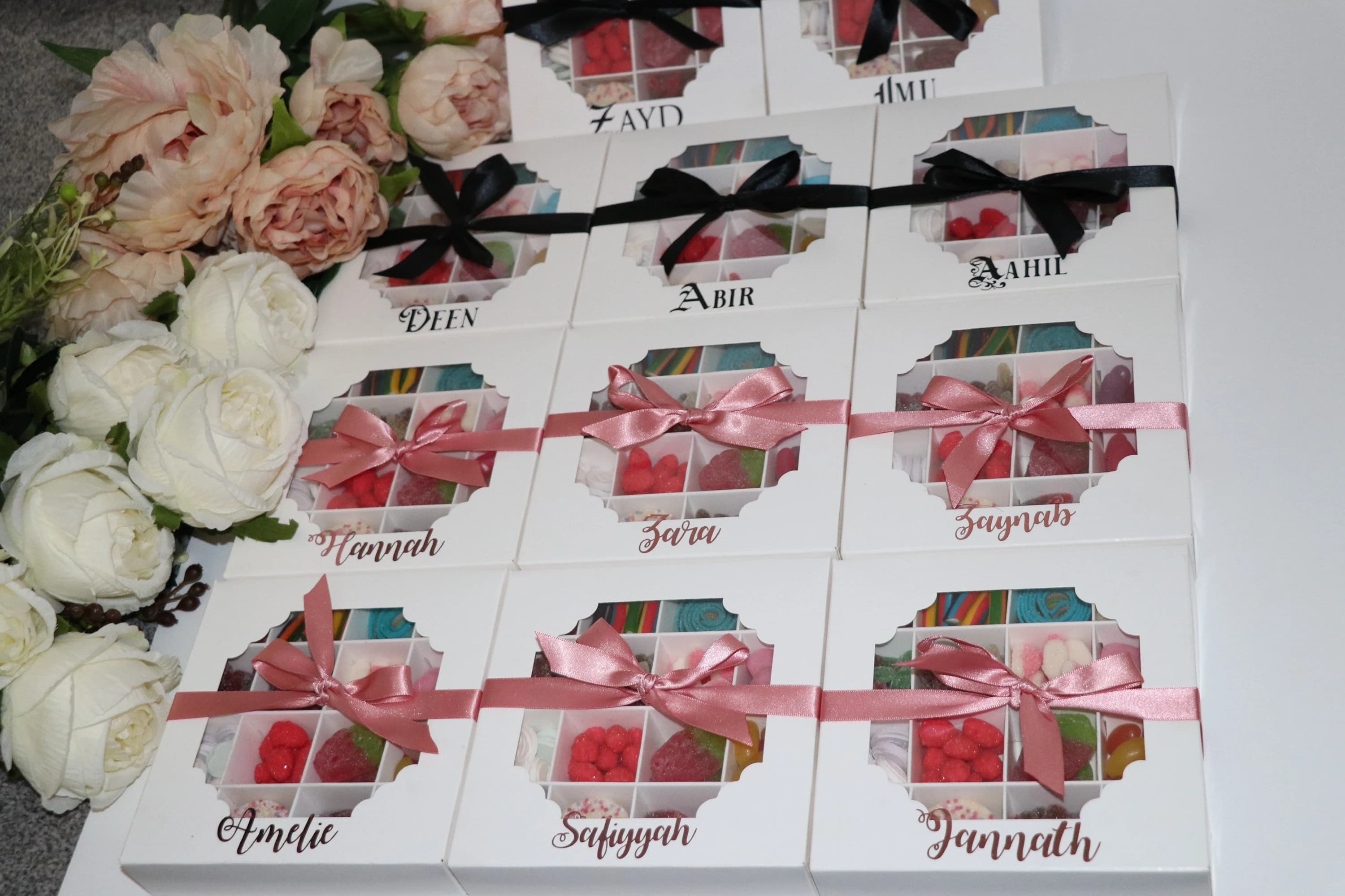 Pic n Mix Box - Personalise with ANY NAME or message (Halal Sweets) | By Hadya Co (Nikkah, Eid, Ramadan, Bridesmaid, Brides, Teachers Gift) - image 4