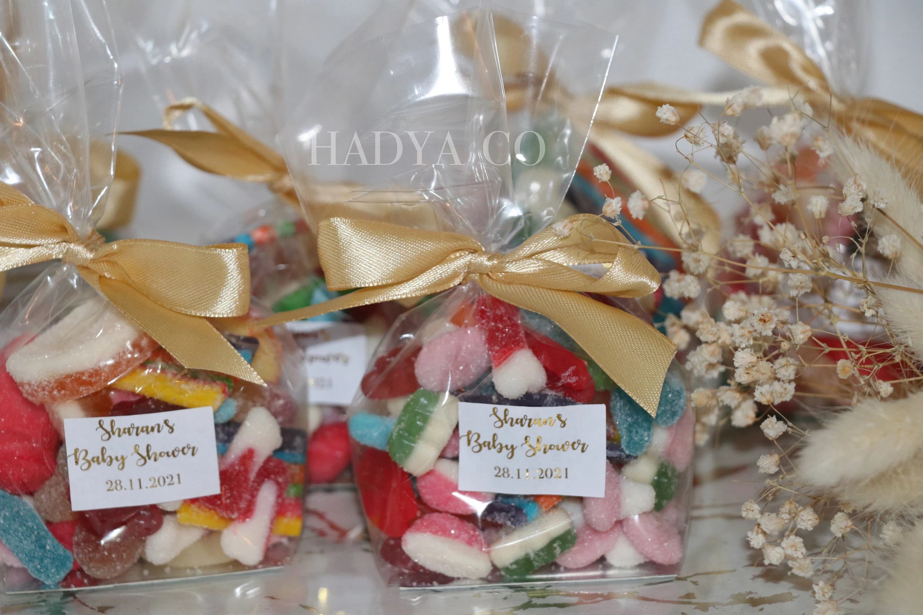 Personalised Sweets Pouch (Halal, HMC) | Sweet Bags, Party Favours, Ramadan, Eid, Nikkah, Baby Shower, Aqiqah, Wedding, Islamic Gifts - image 3
