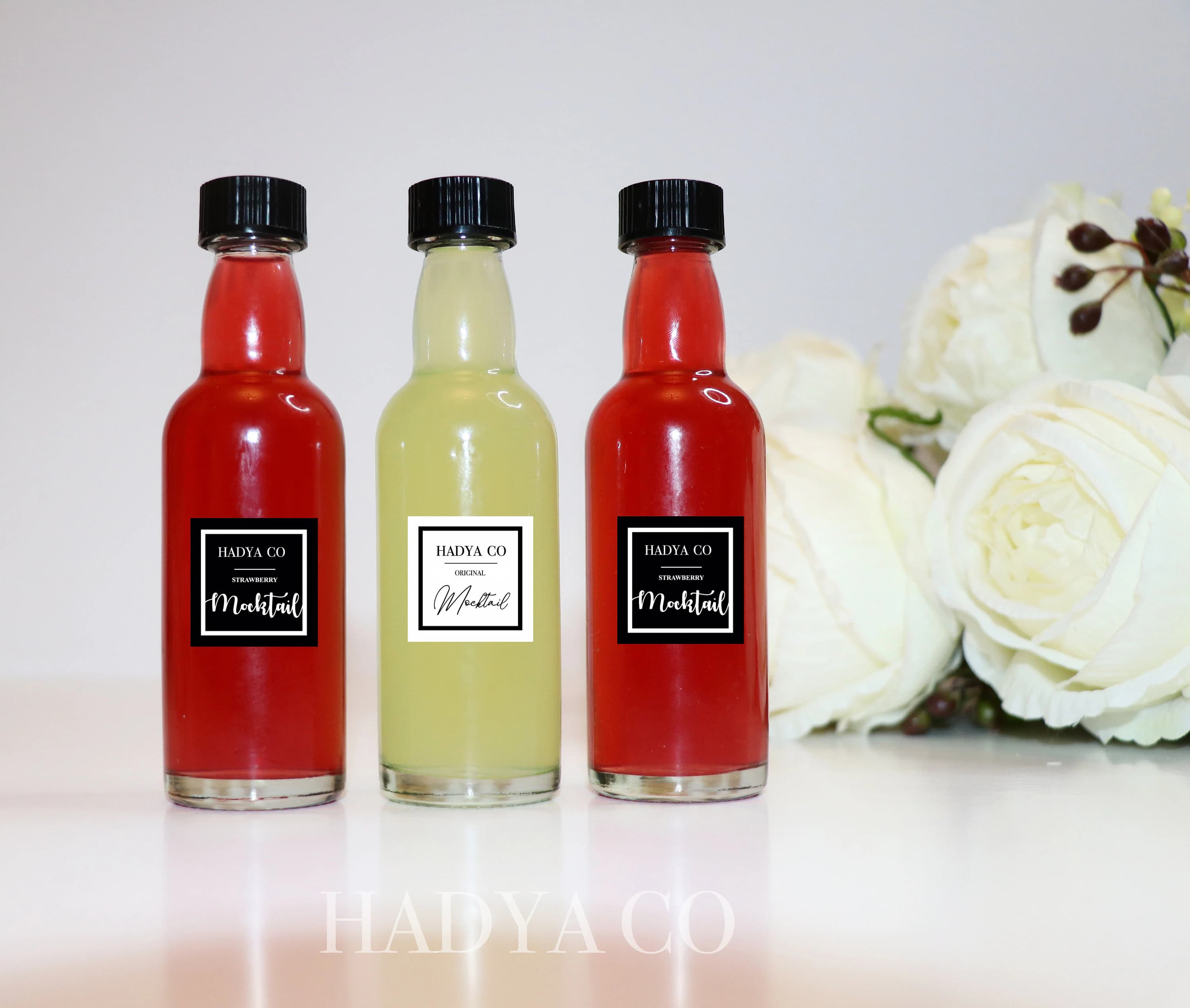 Mini Mocktails Non Alcoholic Beverage - Perfect Favours for Weddings, Birthday, Nikkah, Engagement party, Aqiqah, Bridesmaid, Hen Party - image 3