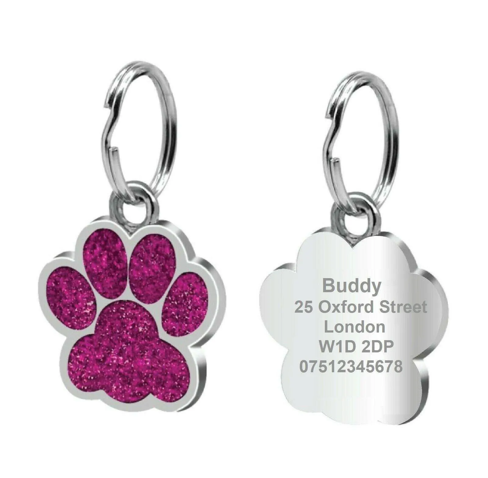 Engraved Dog Tag Name Disc Pet Cat Tags Animal Cat Collar Personalised ID Tags Custom ID Tag - image 4