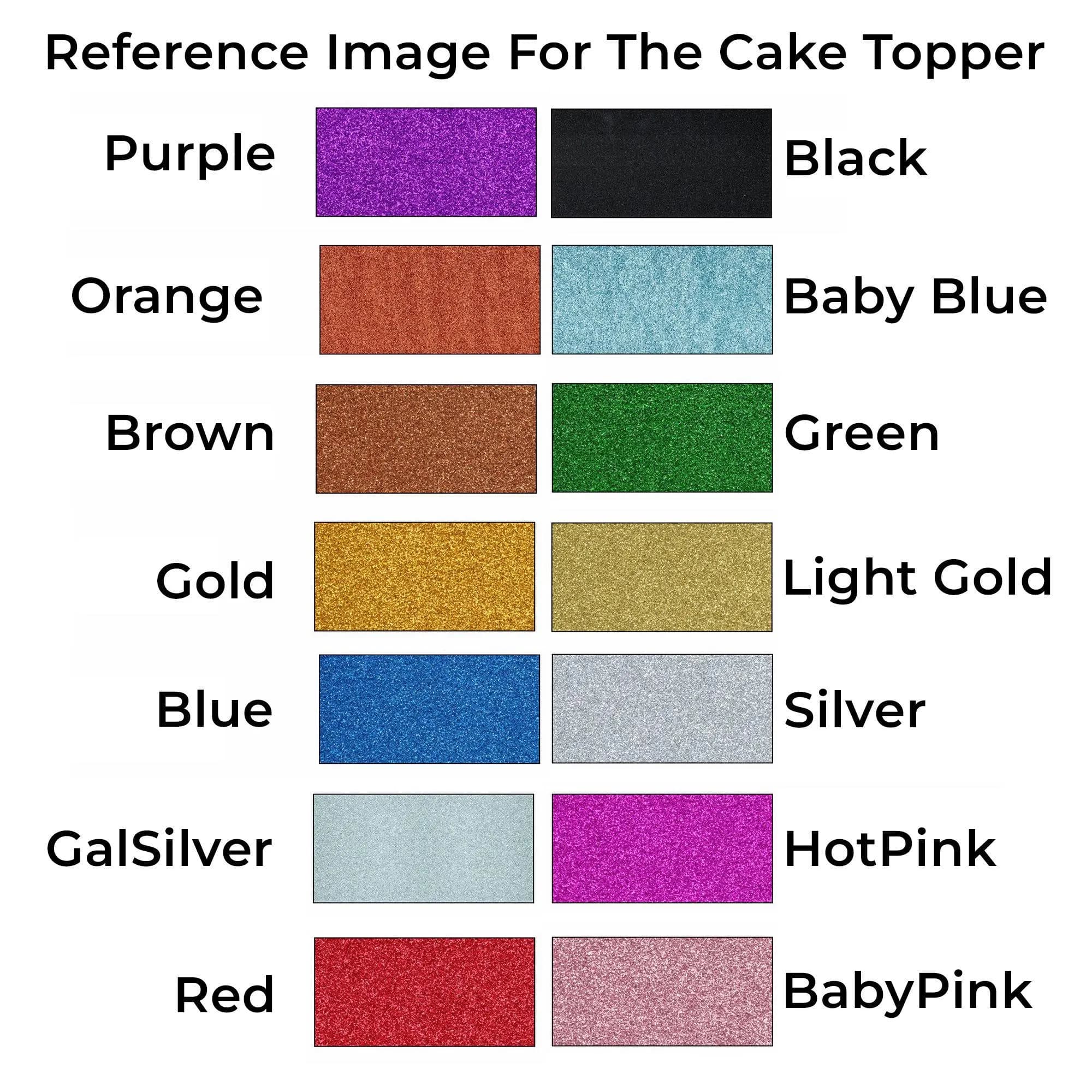 Personalised Custom Glitter Happy Birthday Party Decoration Cake Topper Any Age & Name 7th 8th 10th 13th 14th 15th 16th 18th 21st 25th 30th - image 3