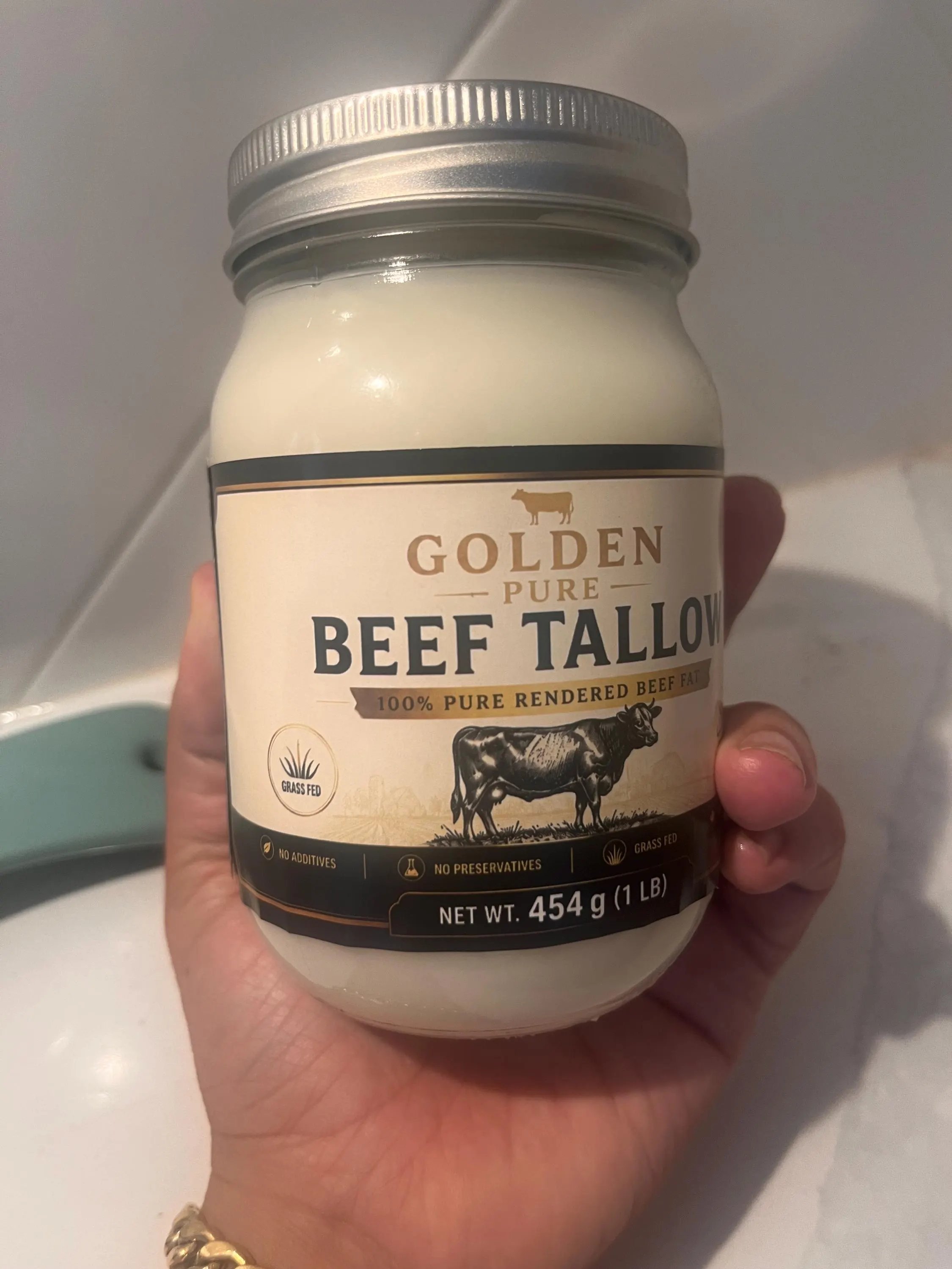 Golden Pure Grass-fed Beef Tallow - image 4