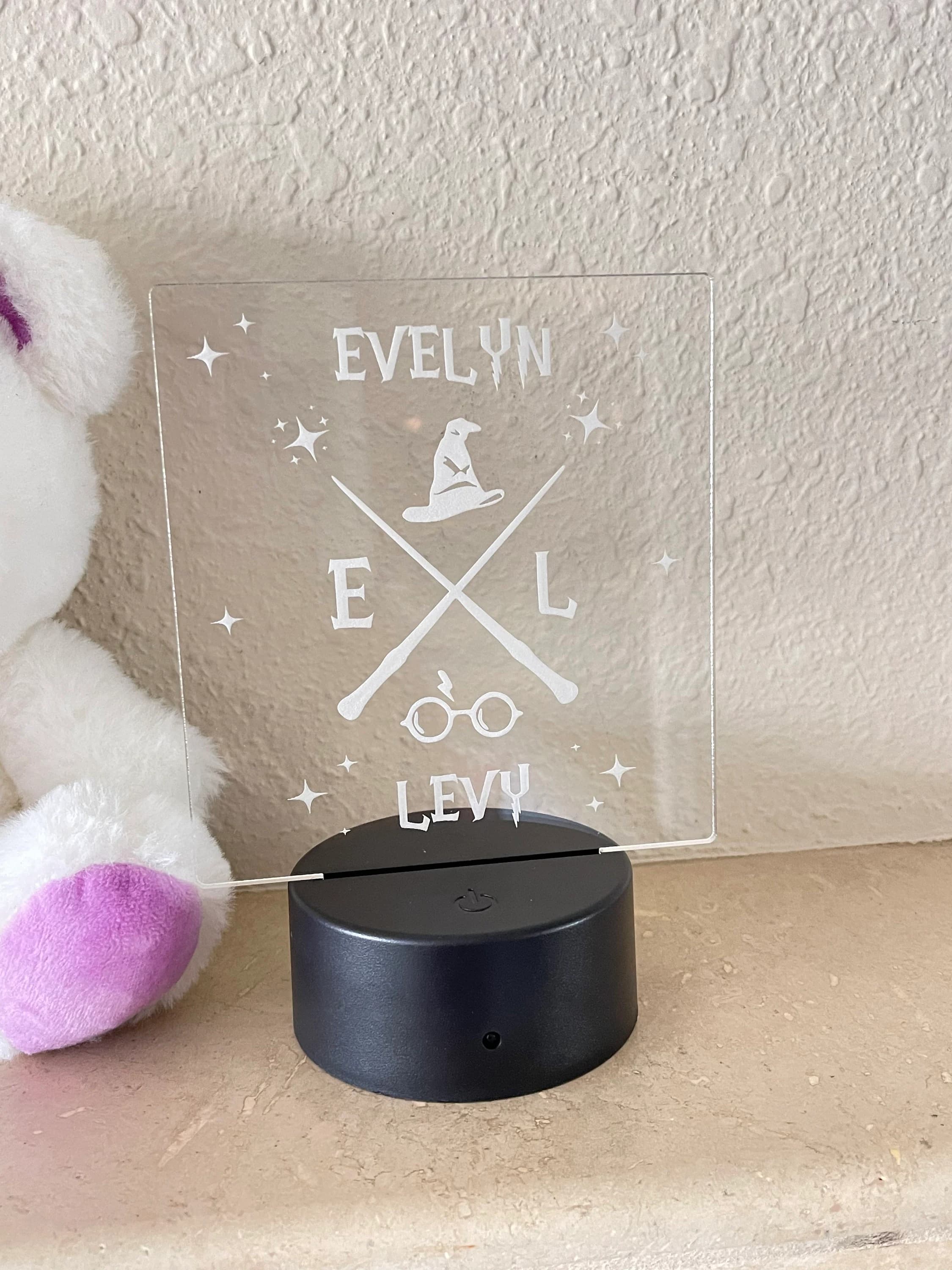 Harry Potter night light, Nursery Room Night Light, Personalized Table Lamp, kids LED night light, Personalized Night Light, Gift For Kids - image 5