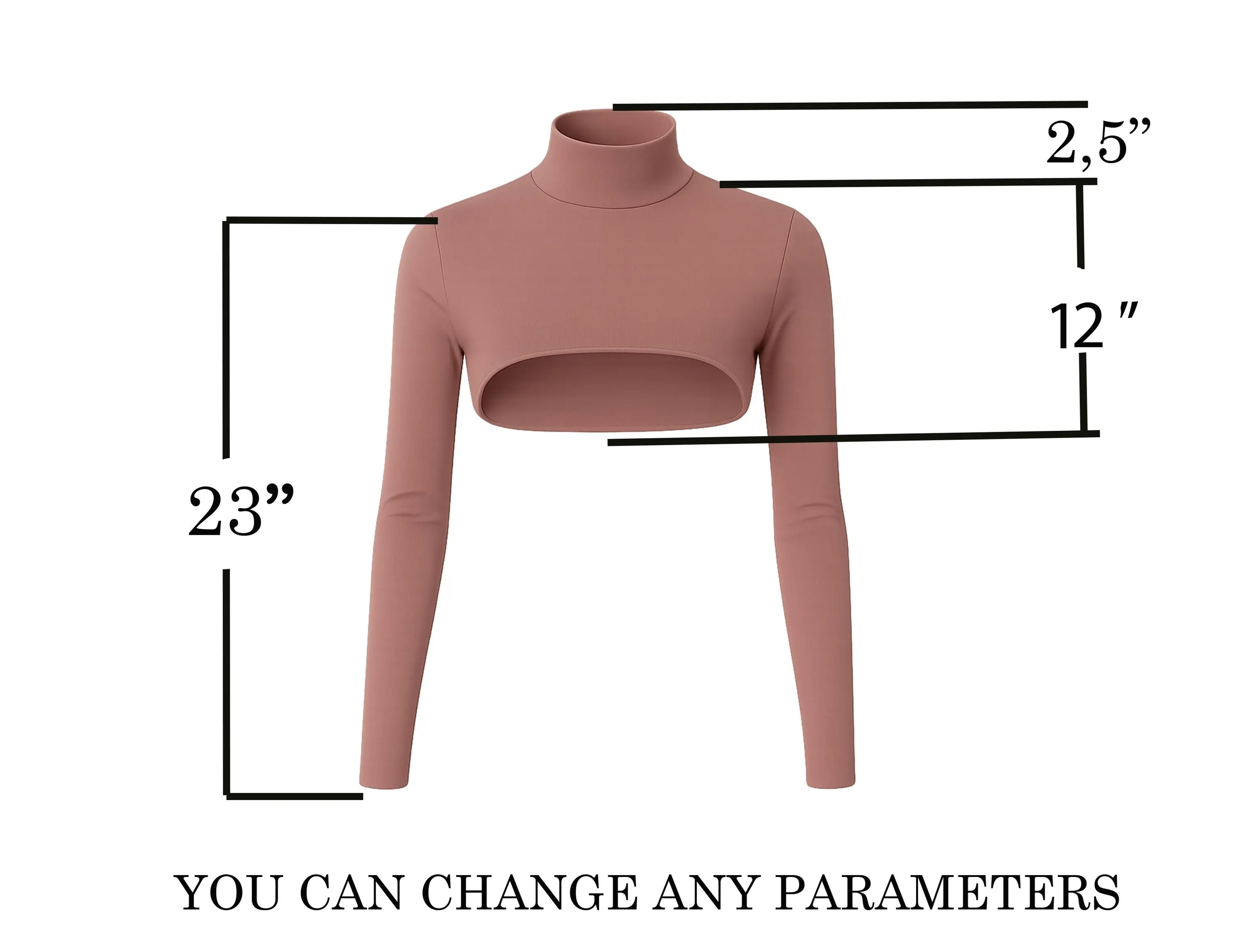 AMAL Muslim, COTTON  Bolero Top with Neck, Long Sleeve Layering Shrug, Modest Muslim Cover-Up, USA - image 4