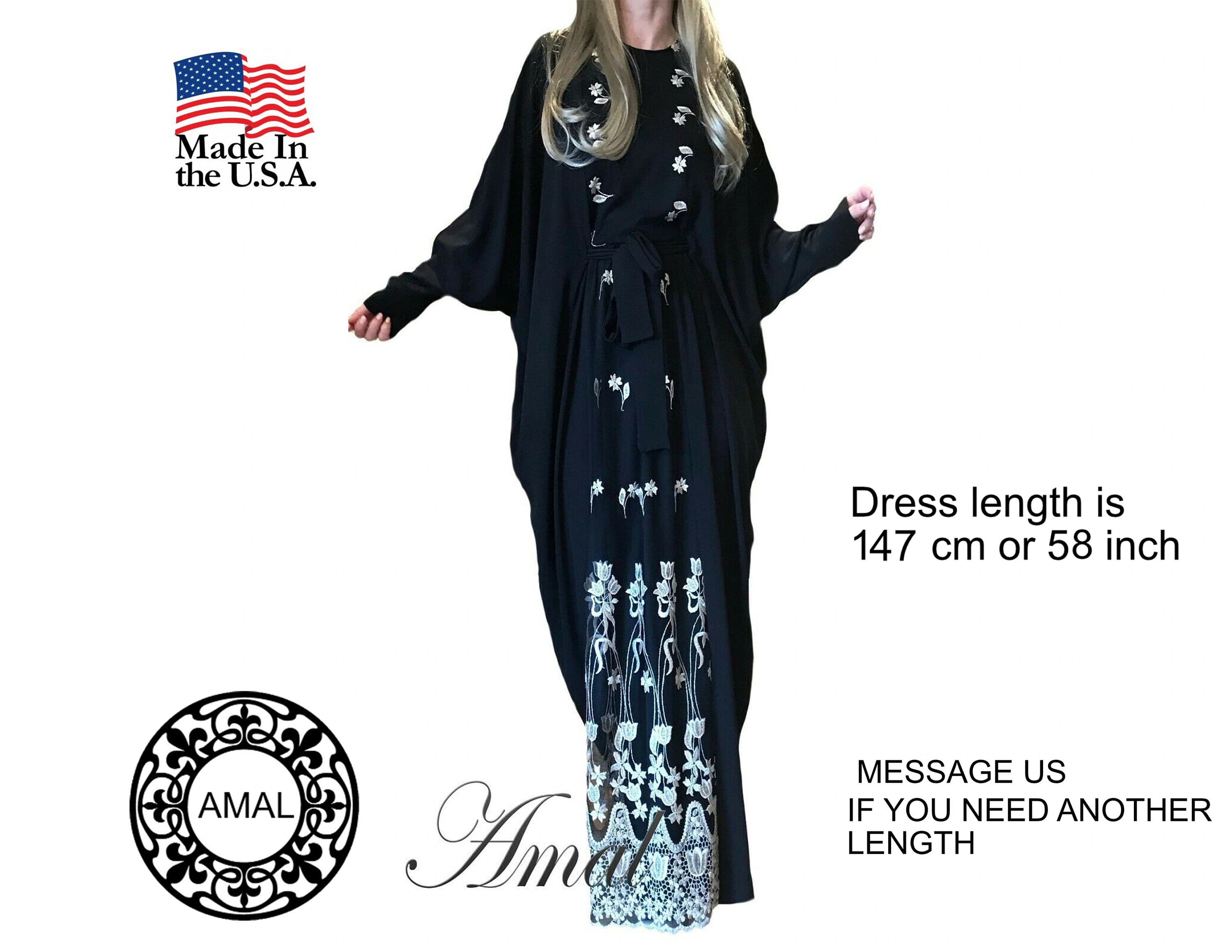 AMAL MUSLIM. Women's Abaya. xs-4xl. Islamic Hijab. USA. Model 79.1 - image 5