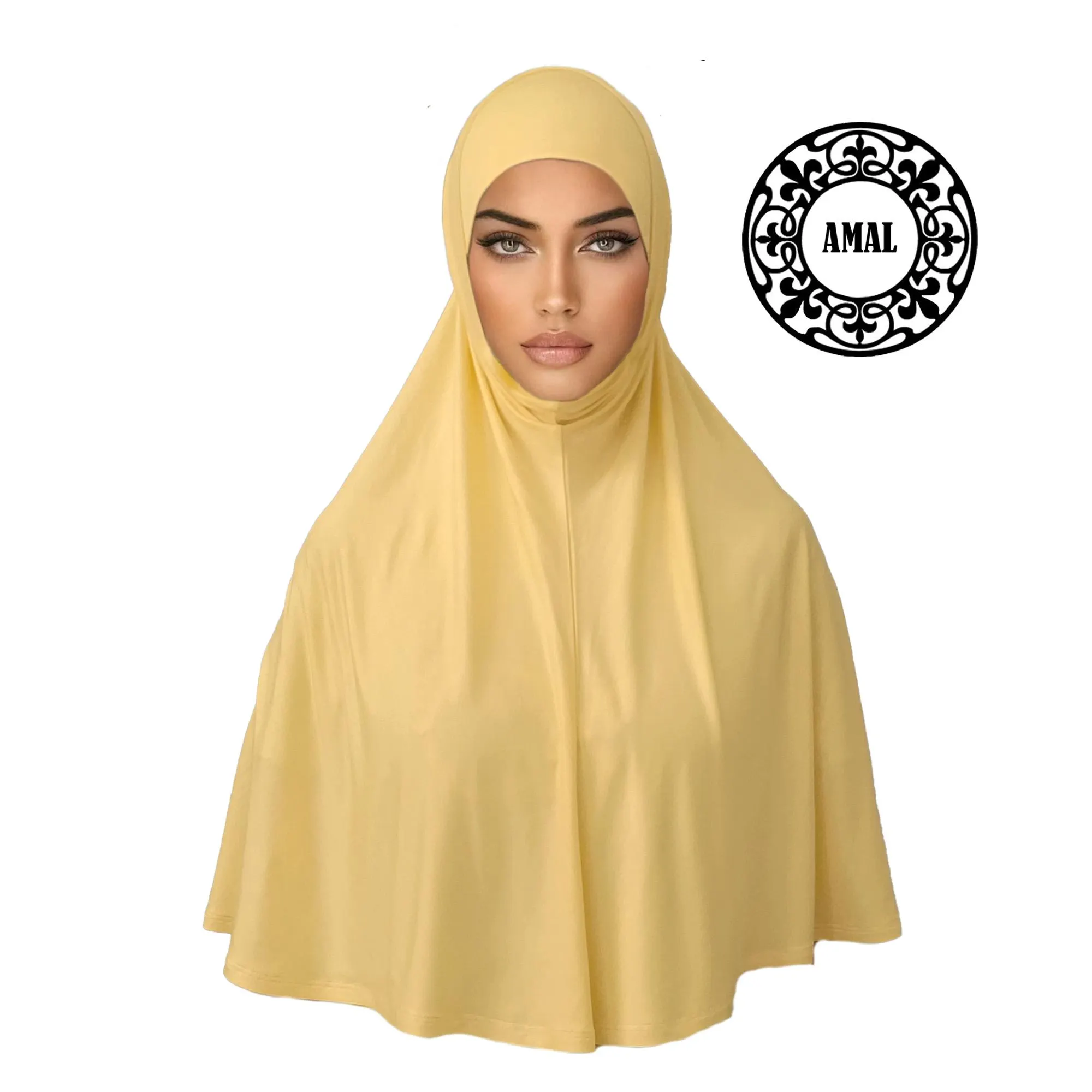 AMAL Muslim, COTTON  Hijab, 2 Pieces, Amira, Islamic Scarf for Women, USA
