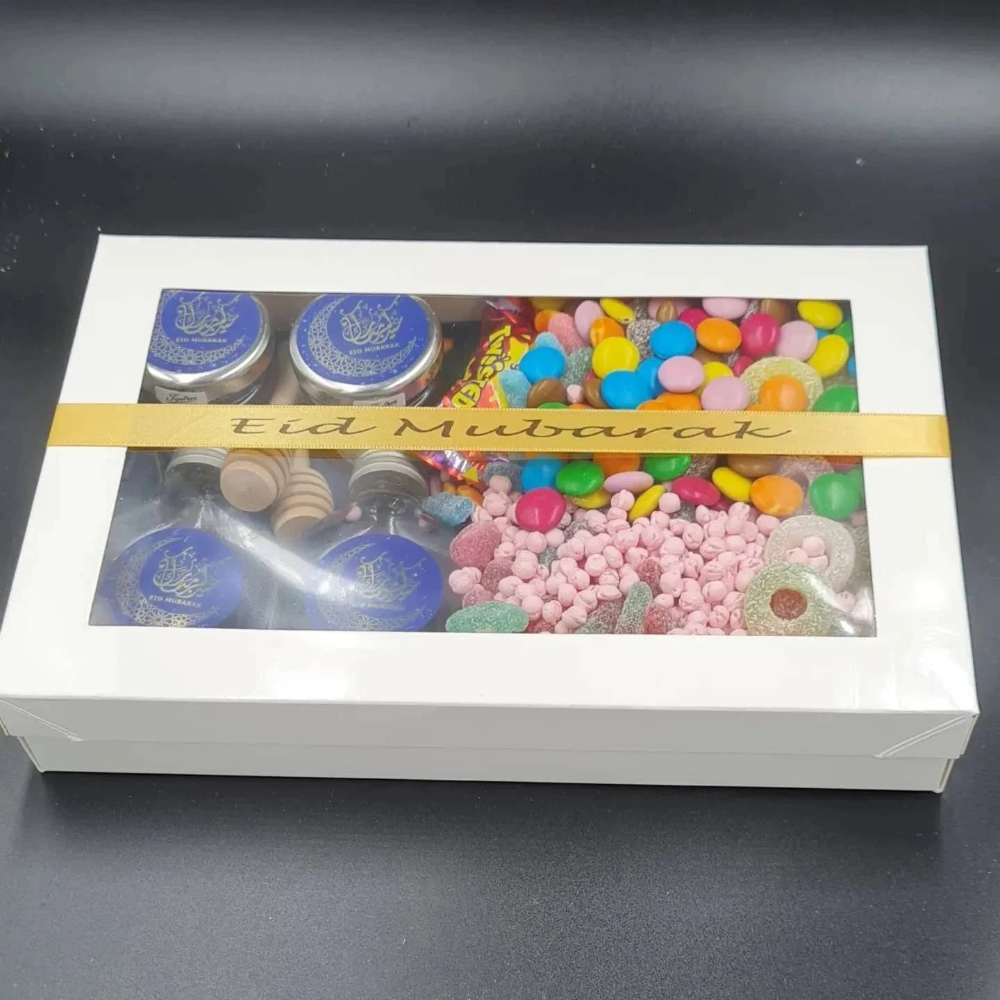 Halal Sweet Box, Eid Gift, Personalized Candy Treat (1.2kg)