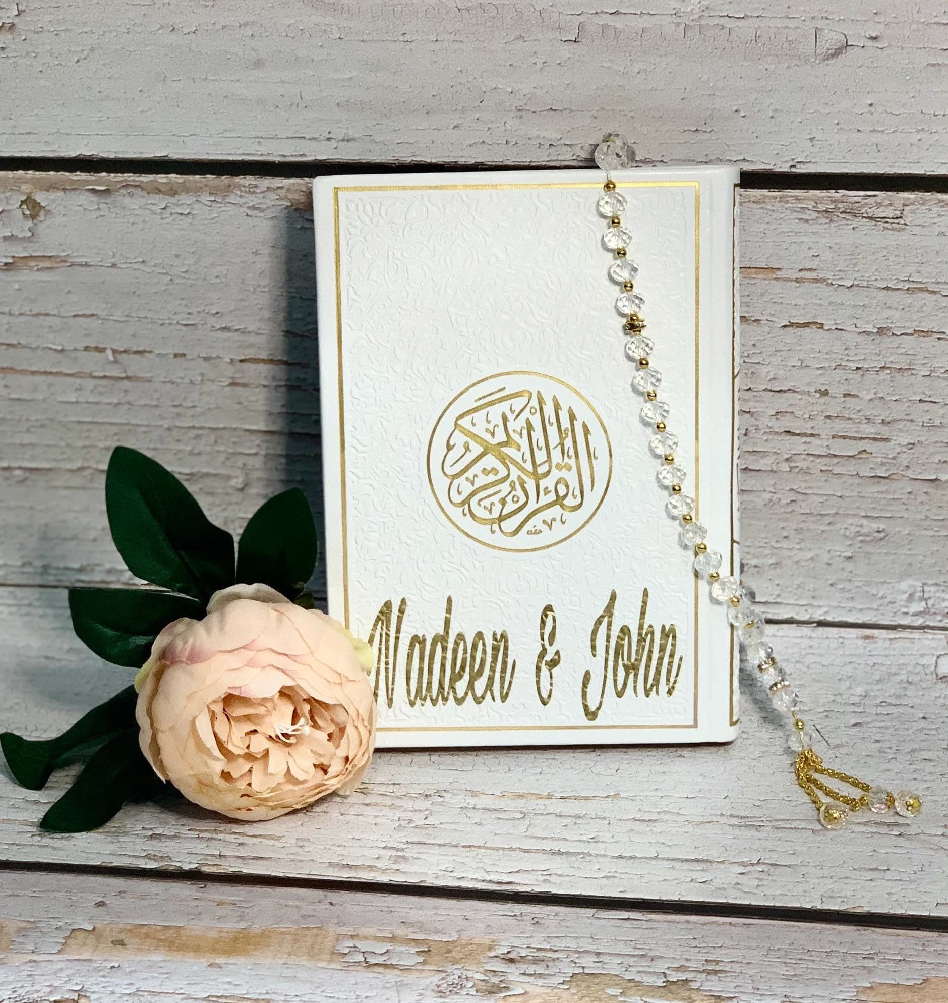 Personalized Rainbow Quran, Islamic Gift, Eid Decoration