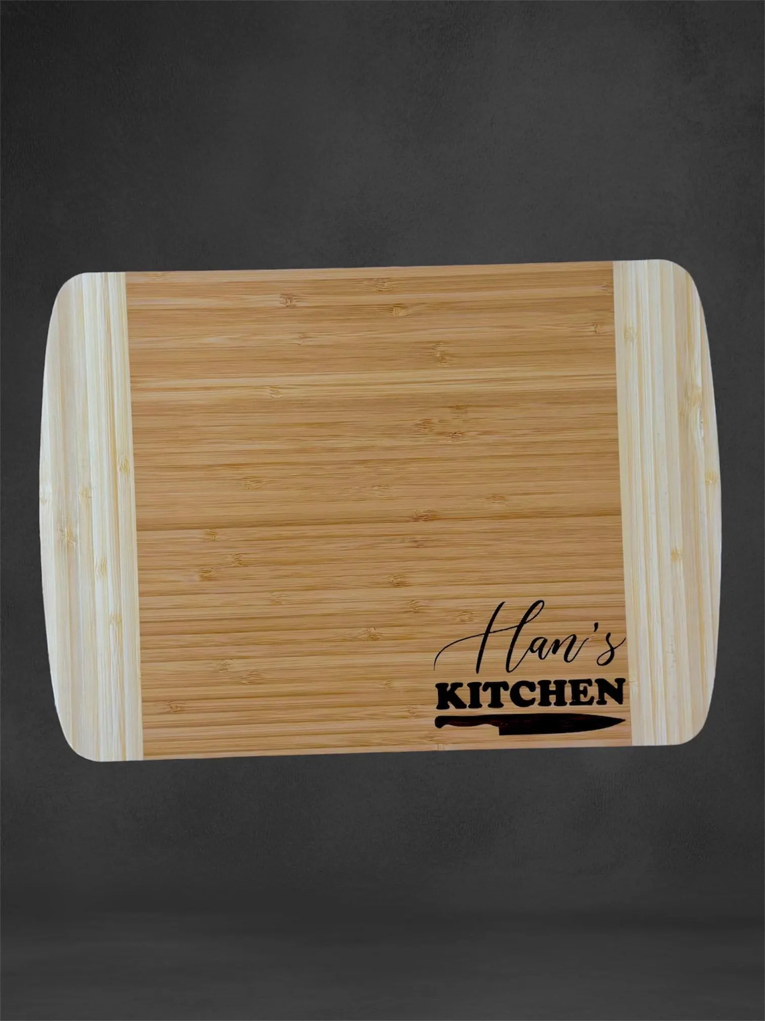 Custom Engraved Bamboo Cutting Board - Personalized Kitchen Gift - Name Cutting Board for Housewarming, Wedding, Anniversary, or Cooking
