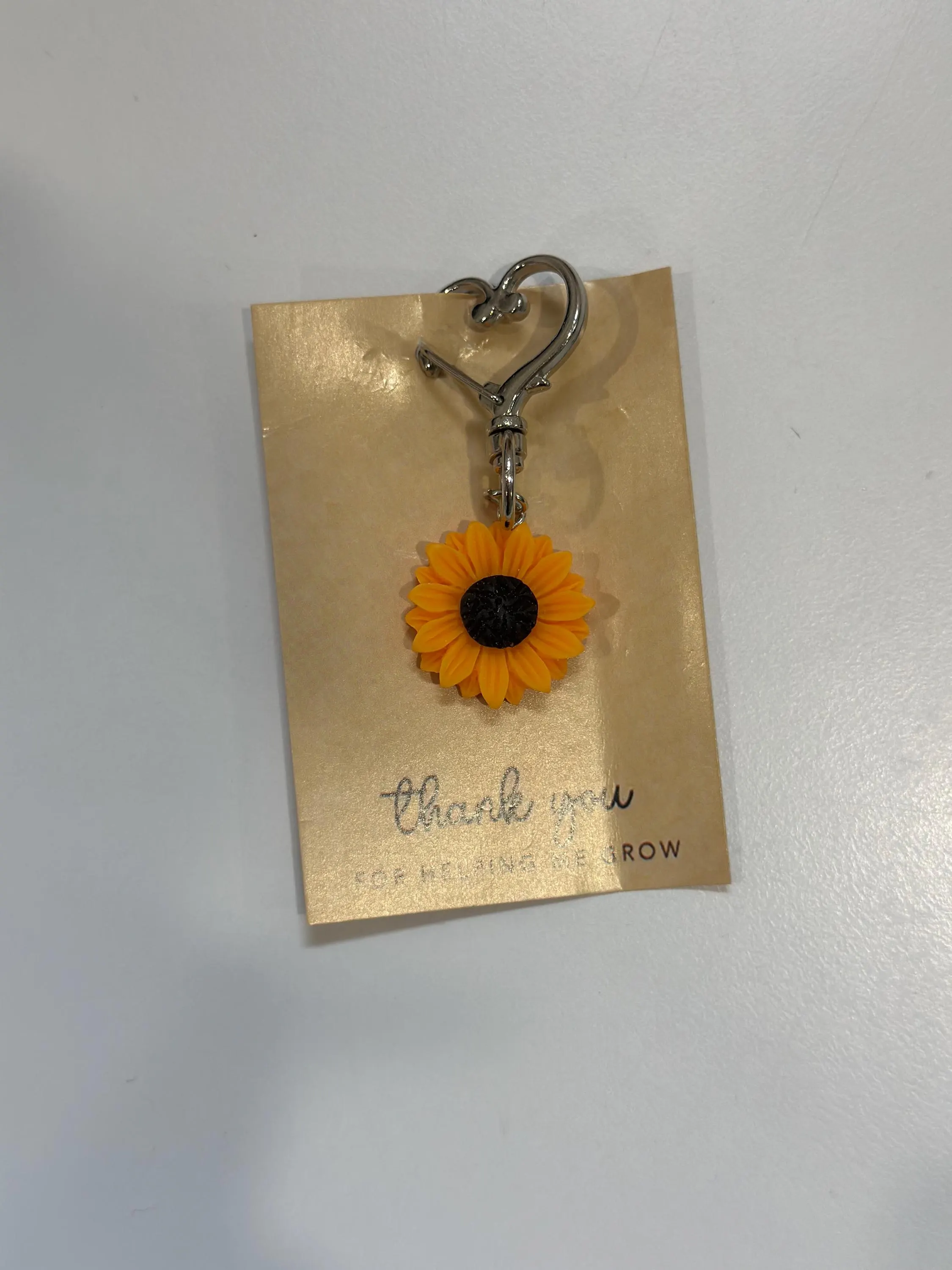 Personalized Teacher Gift Set - Embroidered Flowers in Pot, Notebook & Pen, Sunflower Keychain - Teacher Appreciation Gift , thank you gift - image 5