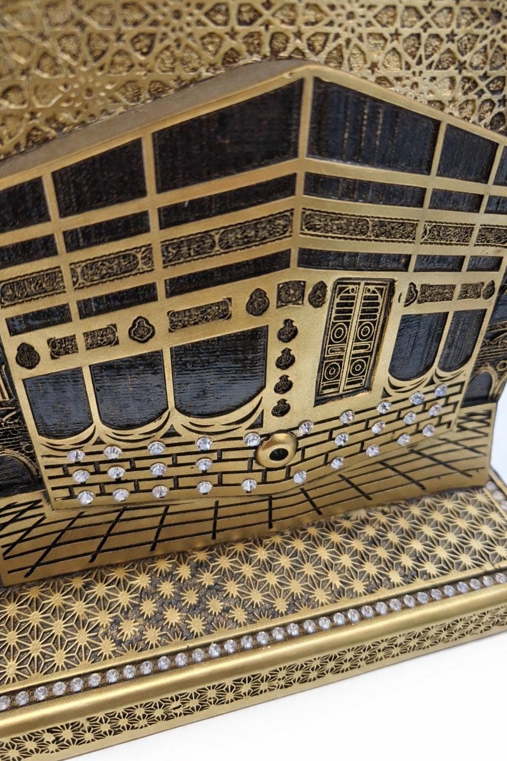 Islamic Decorative Kaaba & Madinah Dome Display – Golden Finish - image 5