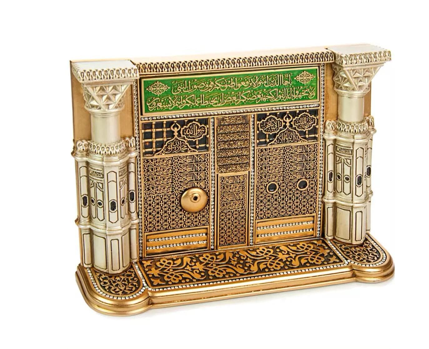 Islamic Madinah Gate Replica | Premium Golden & Silver Home Decor | Islamic Gift | Kaaba Door Style Ornament | Muslim Housewarming Gift - image 4