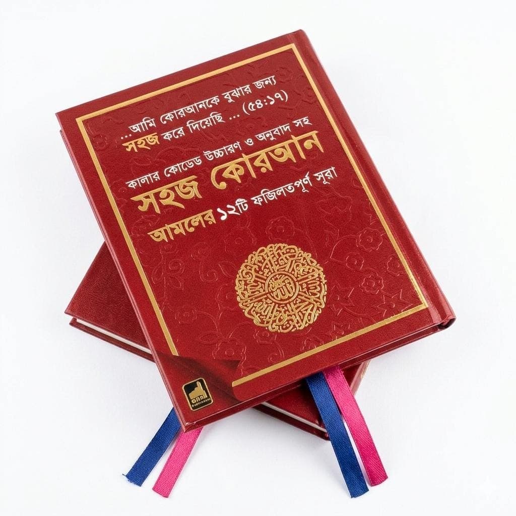 Shahaj Quran – 12 Verses of the Holy Quran with Color-Coded Bangla Translation - image 5