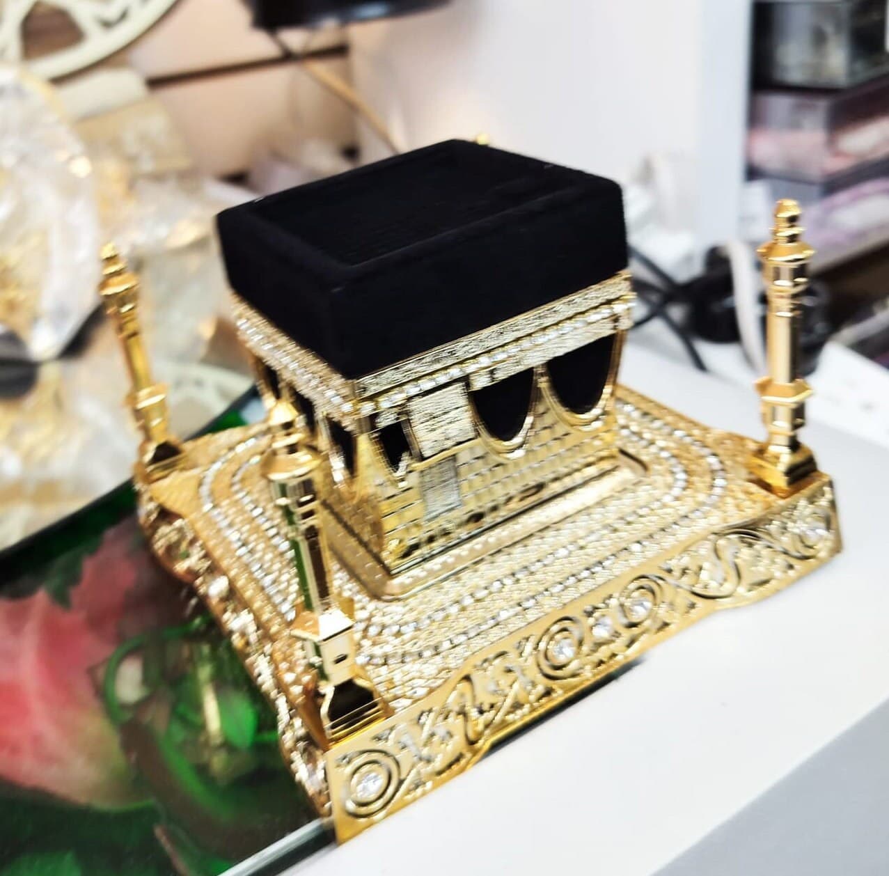 Islamic Table Decor Kaaba Replica - image 3
