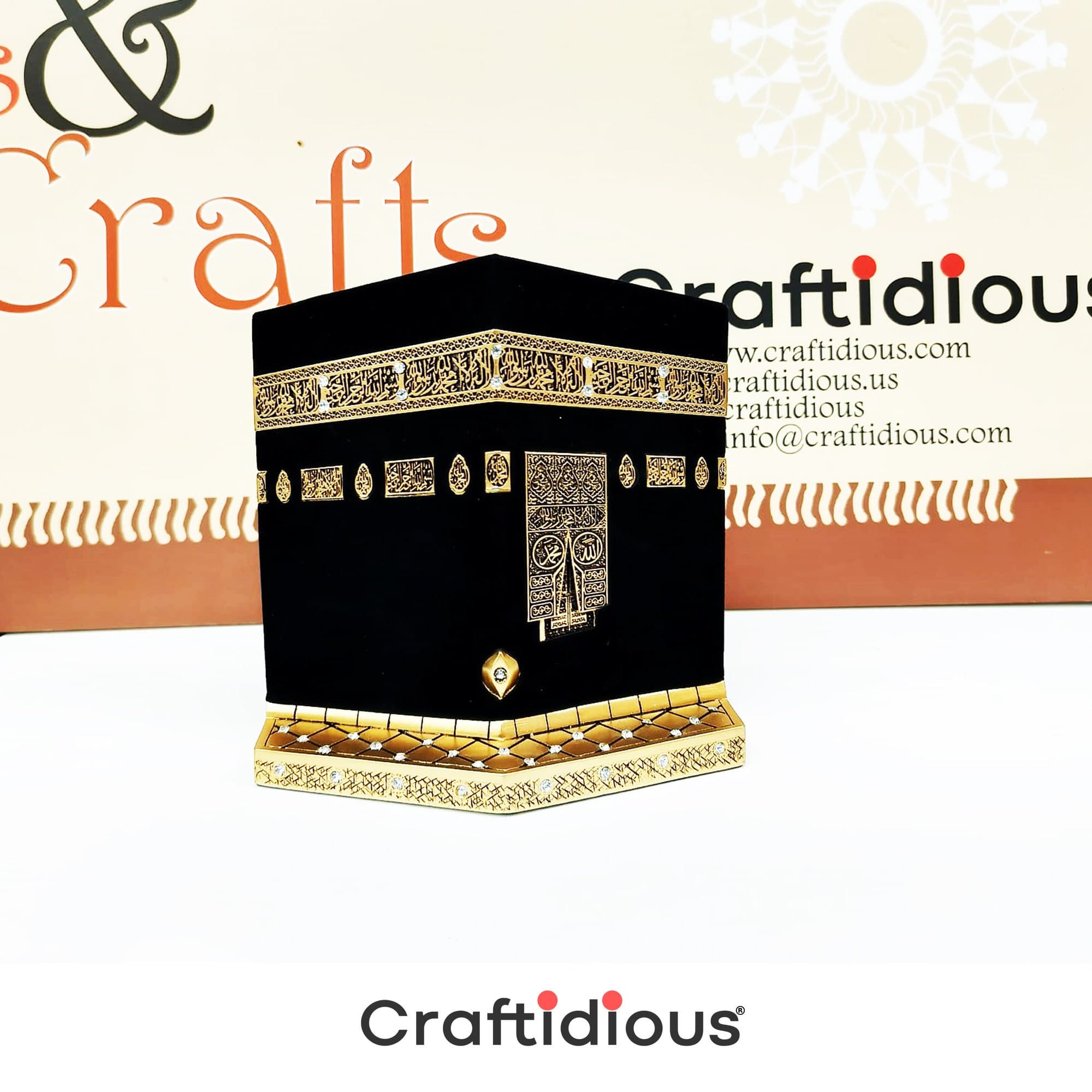 Islamic Table Decor Velvet Kaba Replica - image 5