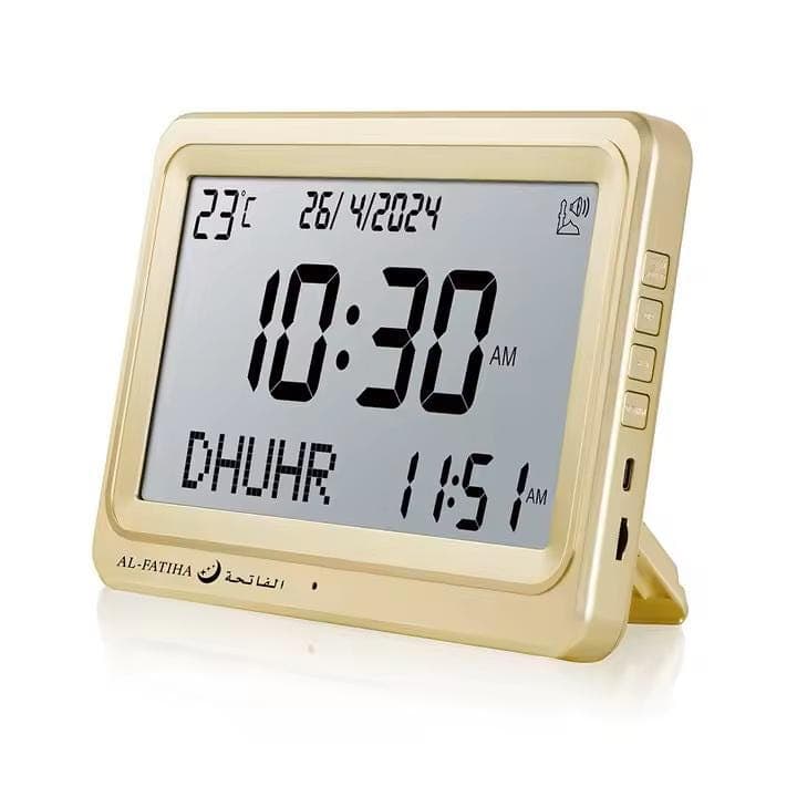 Azan Clock, Desktop Clock, Automatic Worldwide Digital Prayer Clock with 8 Azan Sounds - image 5