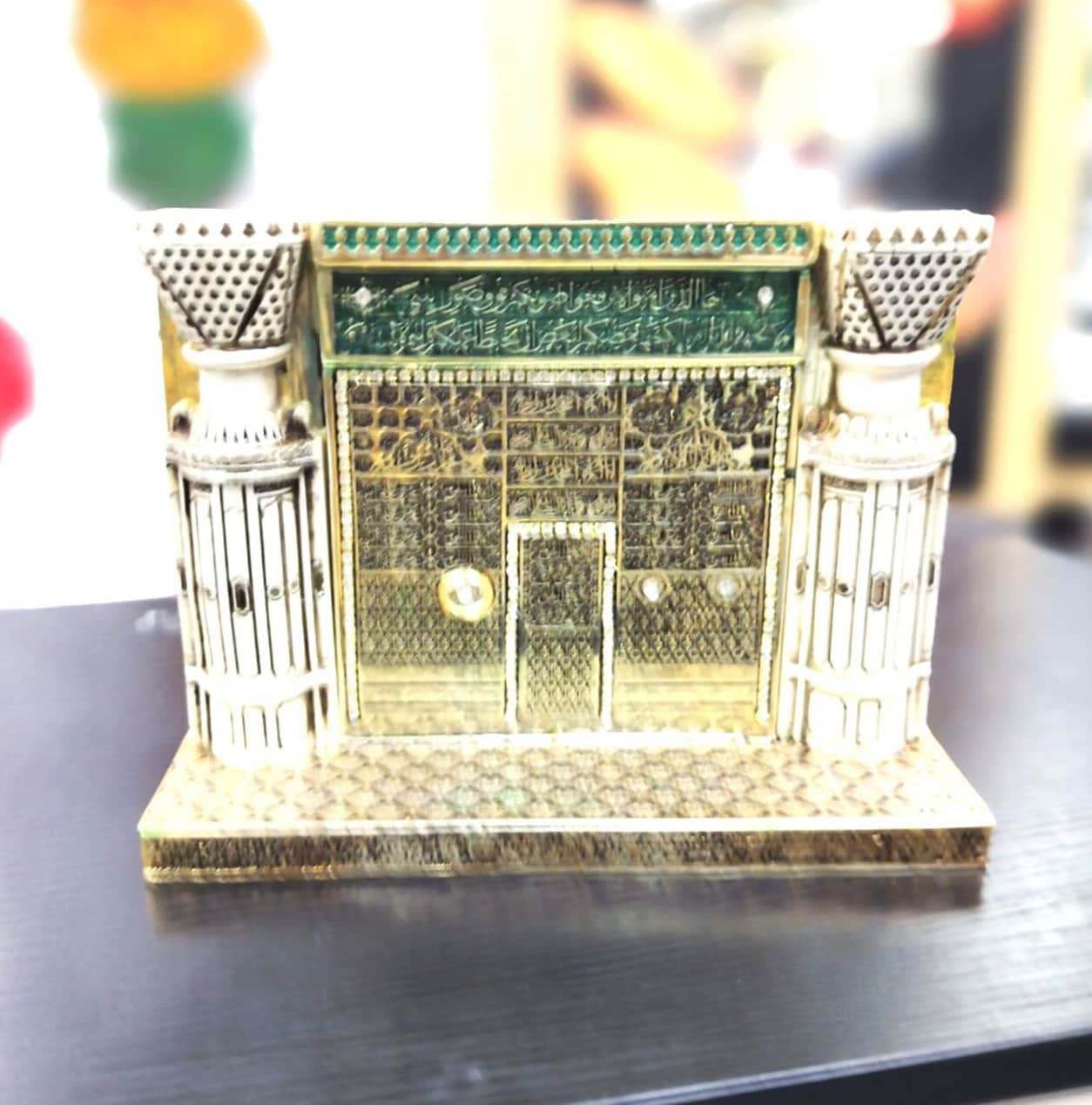 Masjid e Nababi doors Islamic gift table decor