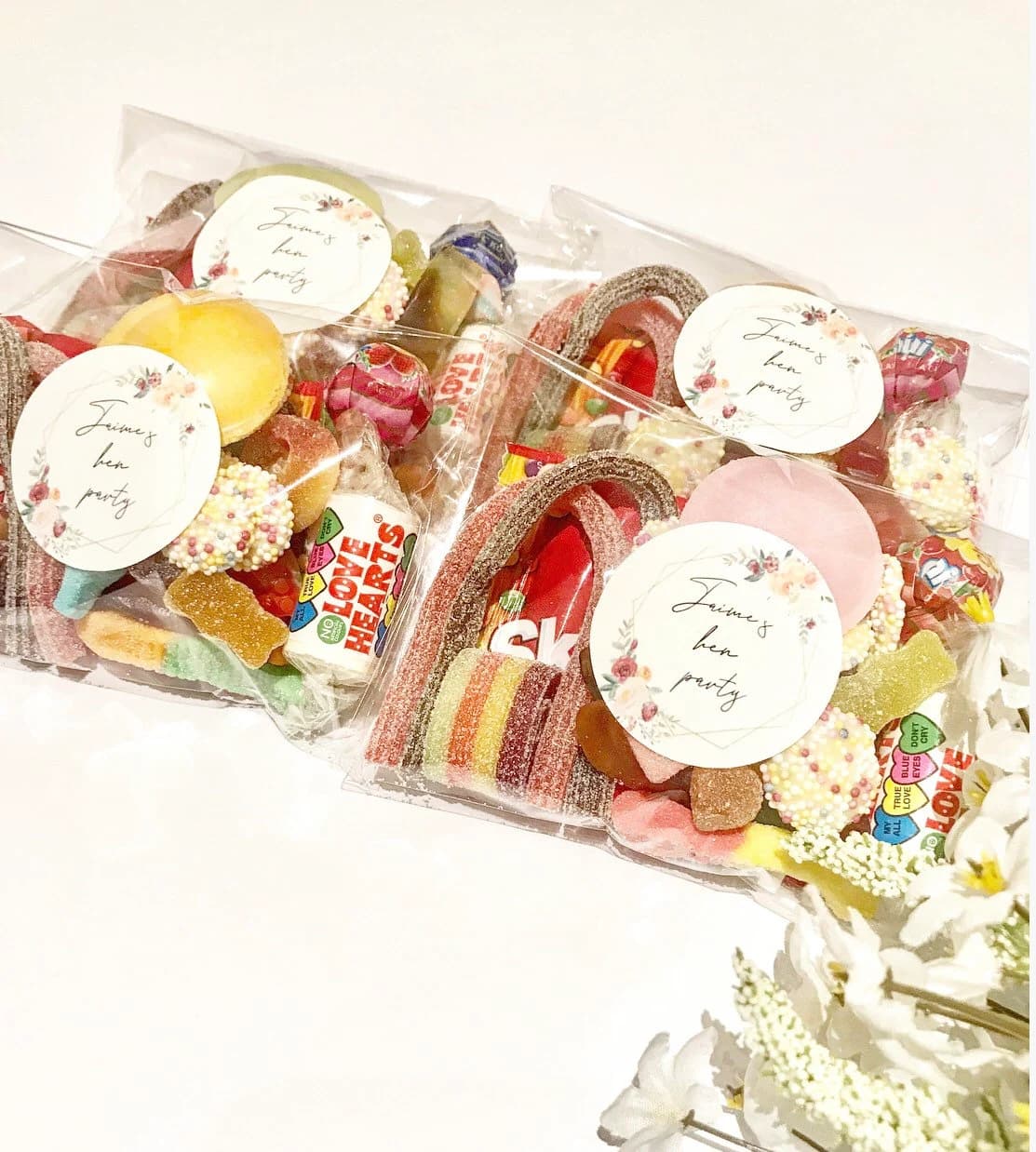 Pre-filled Personalised Sweet Packs Hen Do Wedding Halloween Baby Shower Gift For Children Favours Birthday Party Christmas Stocking Filler