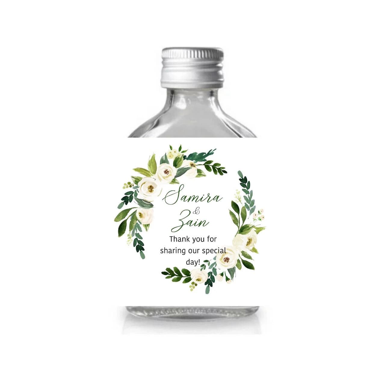 Pre-Filled Zam Zam Bottles Islamic Wedding Favours Personalised Stickers Miniature Mini Gift Nikkah Nikah Labels Umrah Hajj