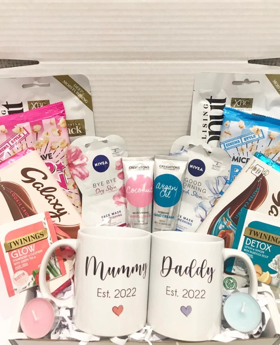 Luxury Mummy Daddy Pamper Hamper Couple Gift Wedding New House New Parents Cosy Treats Self Care Hug in a Box Parents To Be For Her For Him - image 3