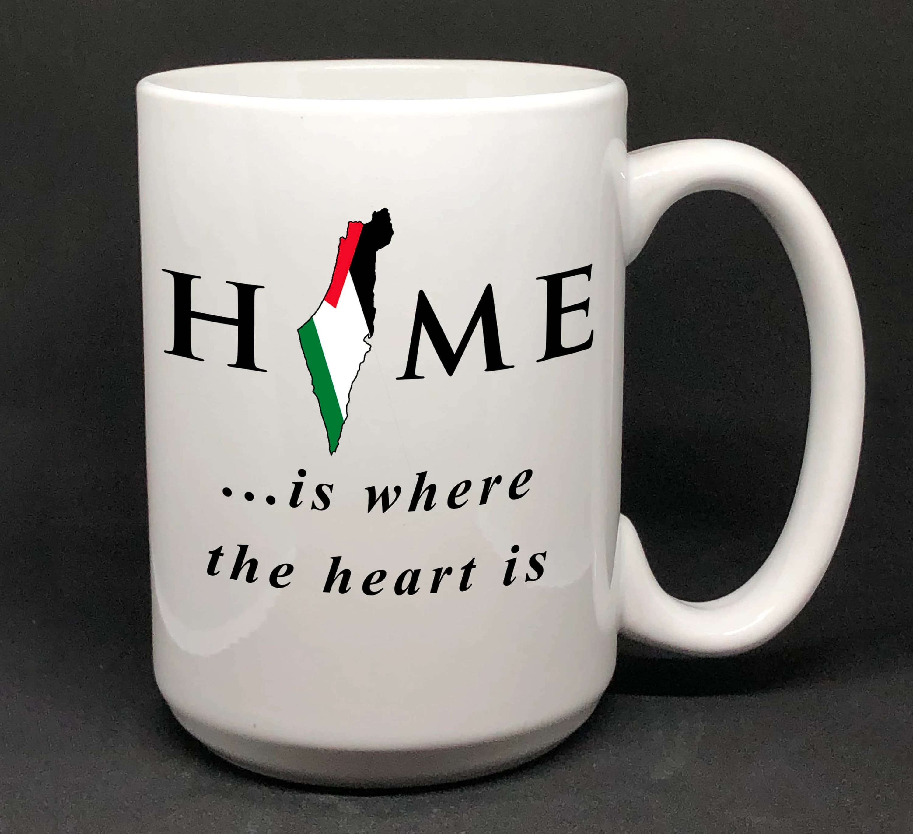 Palestine Coffee Mug, Home is Where the Heart is - image 2