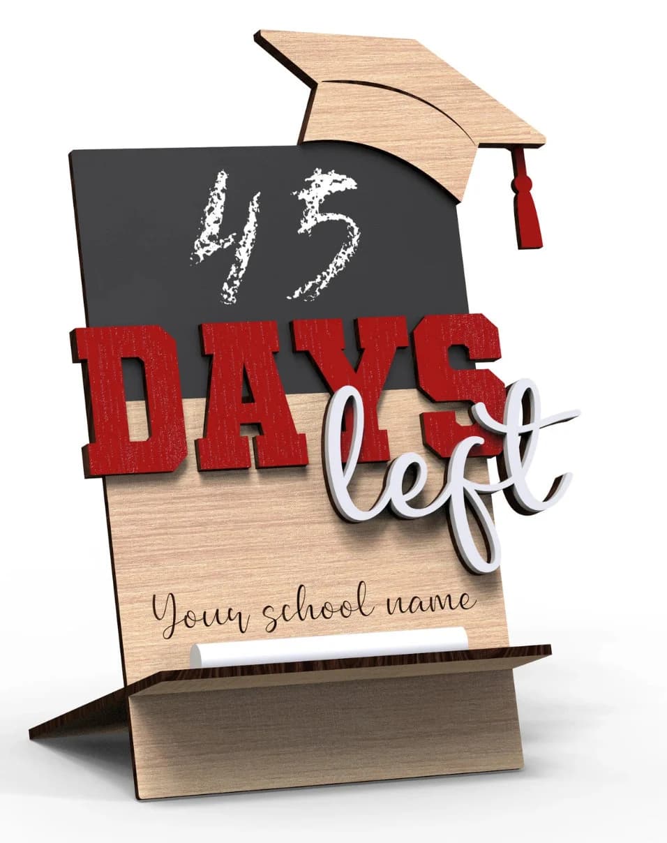 Chalkboard | Personalized customizable graduation countdown | Days left - image 5