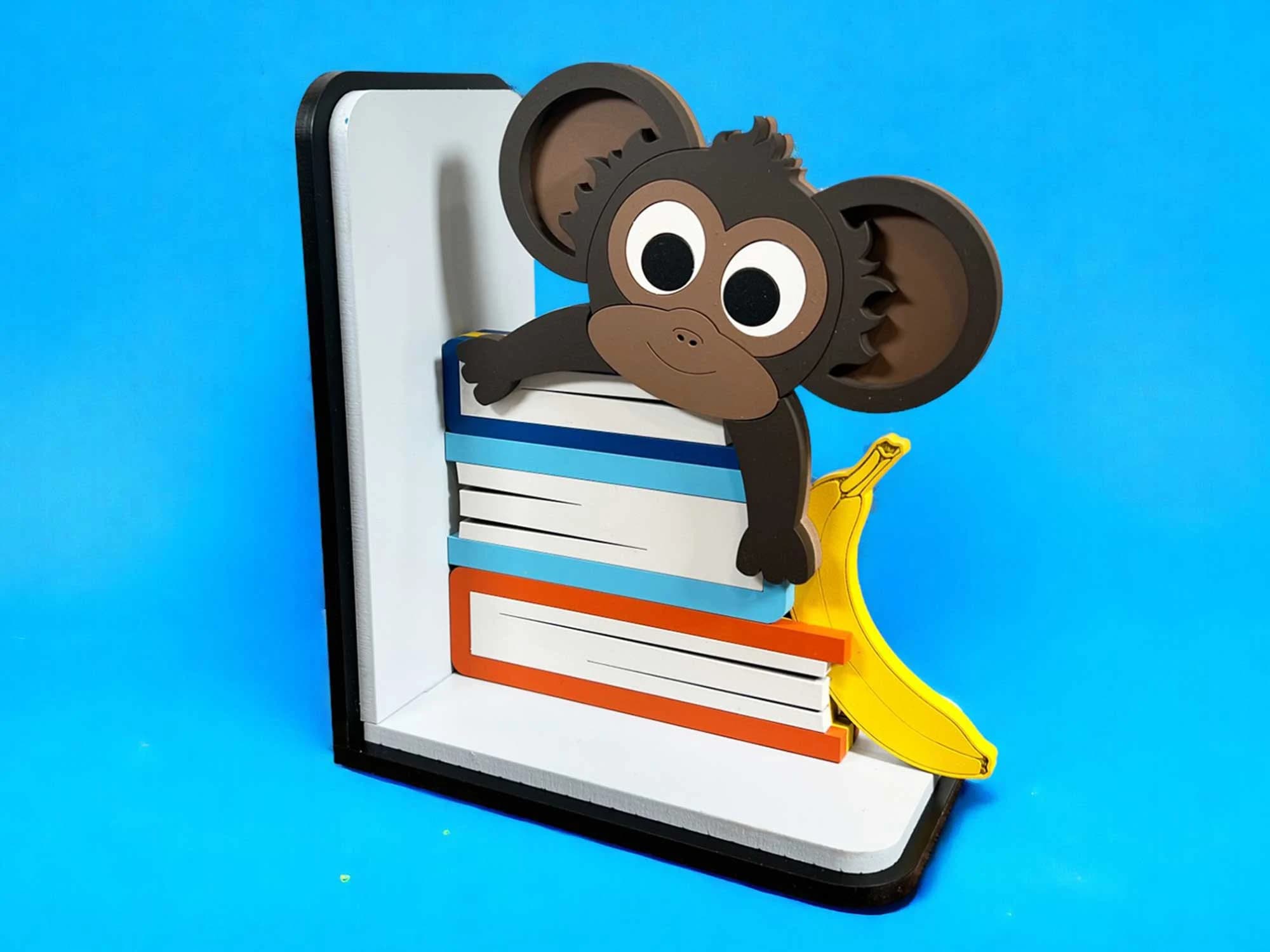 Adorable Wooden Baby Animal Bookends - image 4