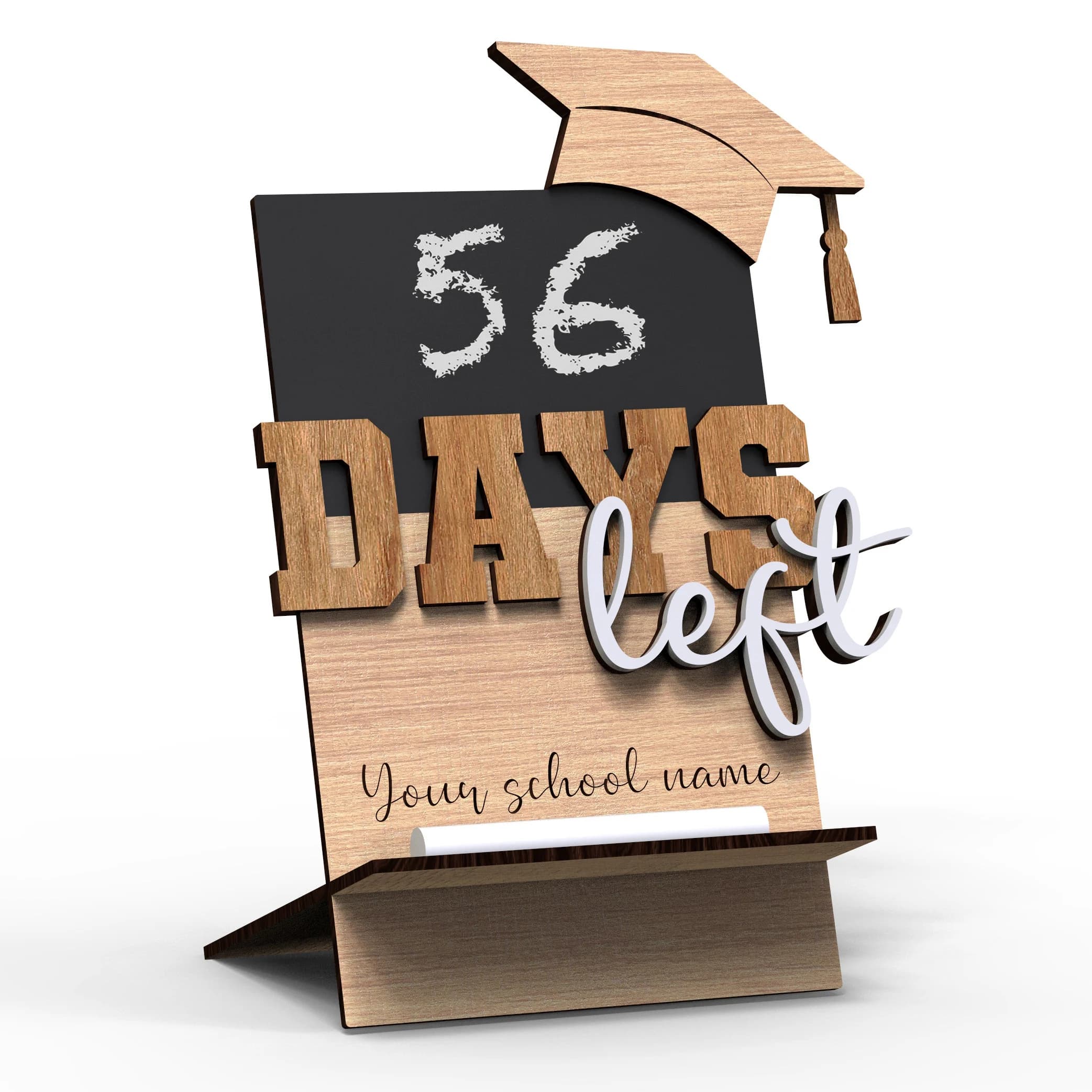 Chalkboard | Personalized customizable graduation countdown | Days left - image 4