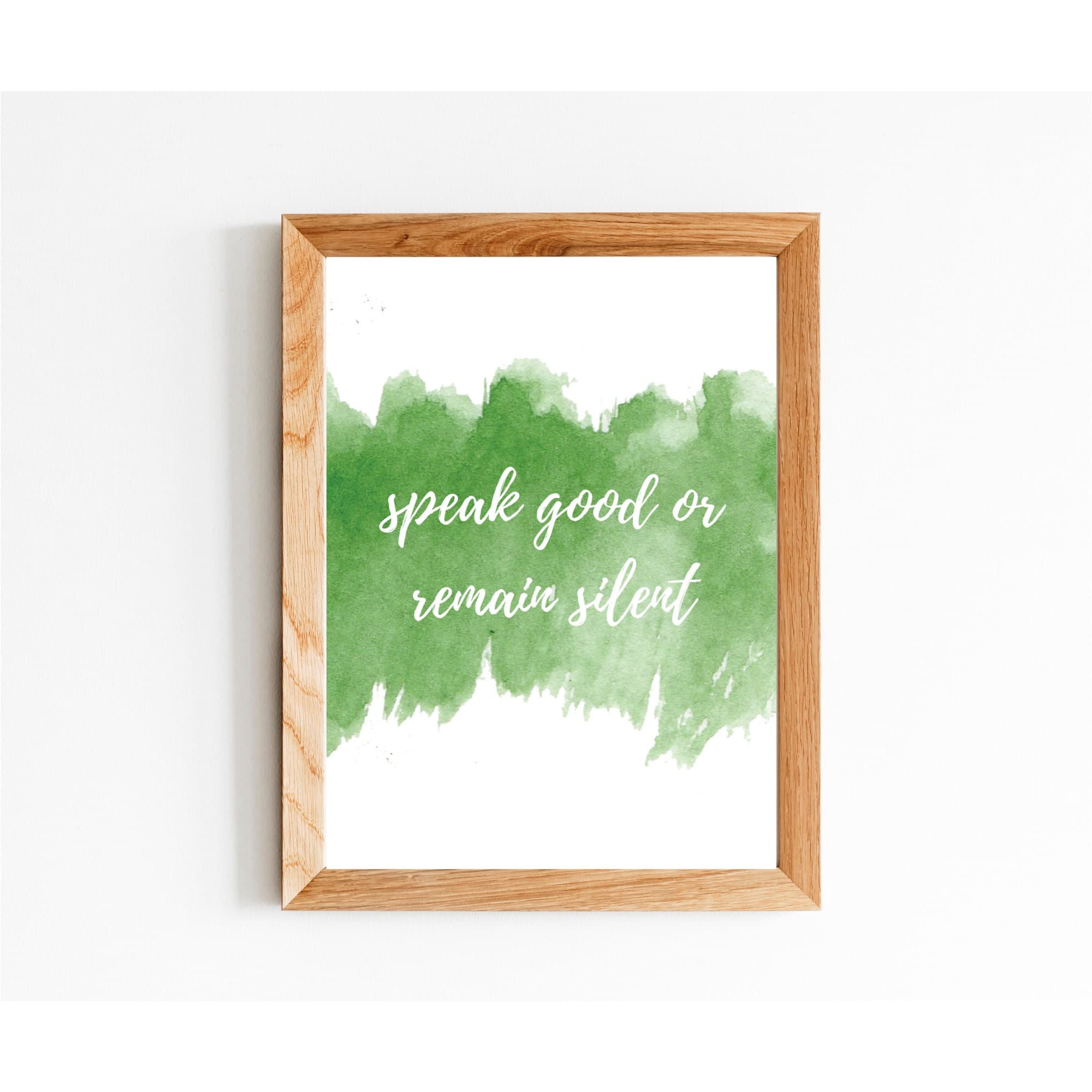 Speak good hadith quote | Islamic wall art | Islamic art | Islamic home decor | Islamic gifts | Islamic print | Islamic quote |