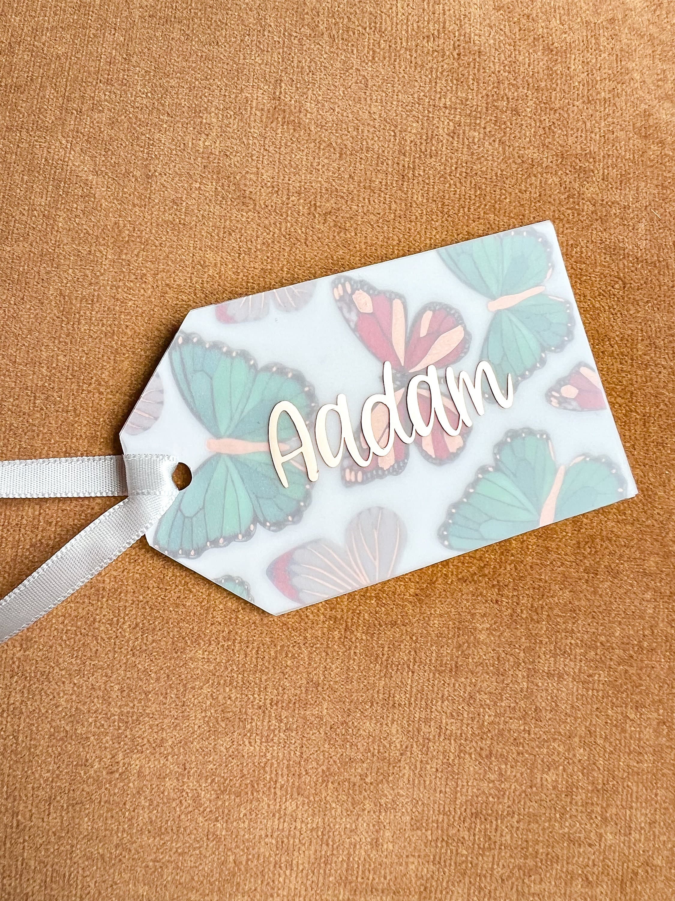 Personalized Vellum Name Tag, Vellum Place Card, Wedding Stationery, Vellum Foil Name Tag, Vellum Foiled Place Card Wedding - image 5