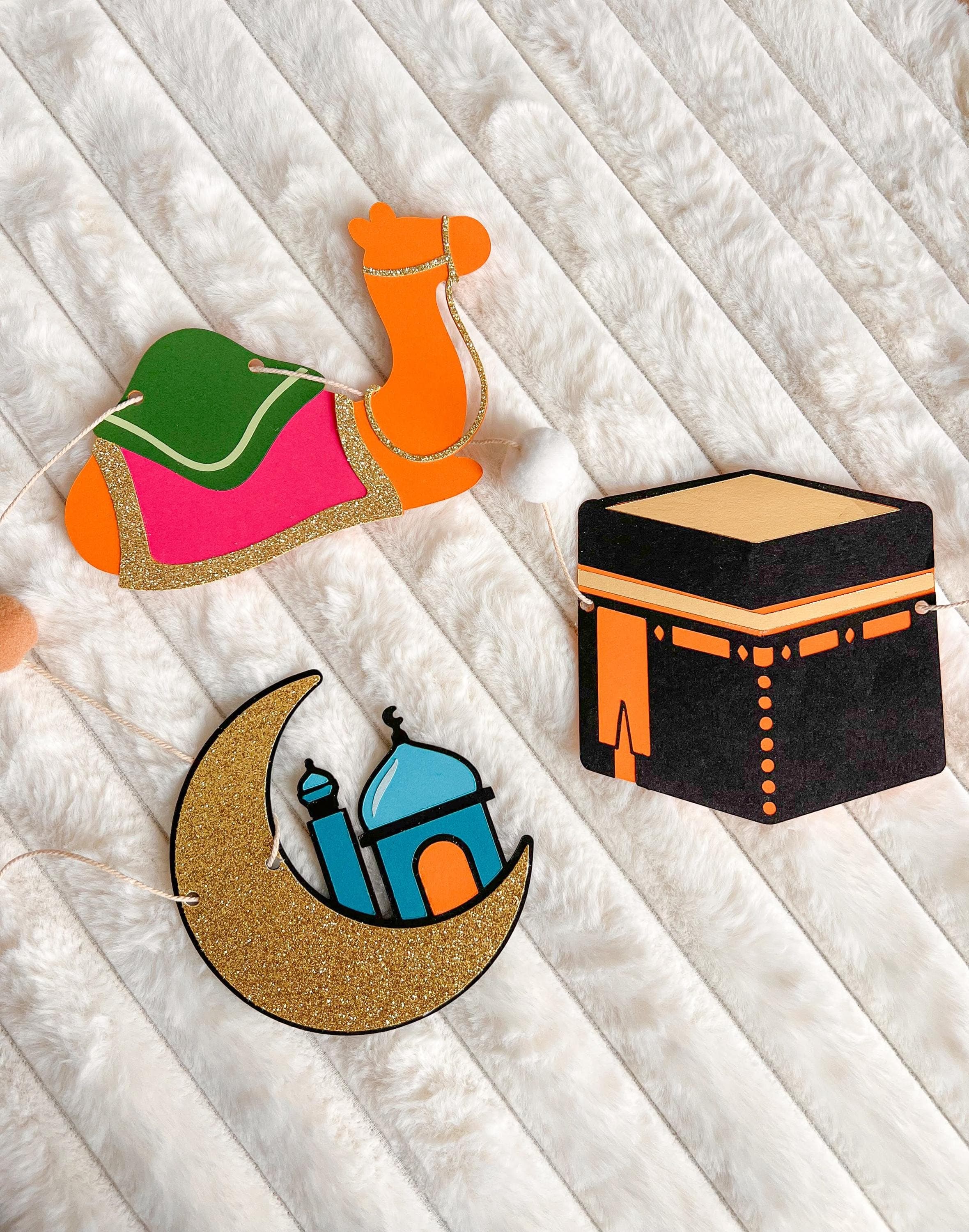 Decorative Ramadan Garland, Eid Door Decoration, Eid Islamic Art, Eid Banner, Eid Mubarak, Islam Celebrating, Ramadan Mubarak Table Decor - image 4