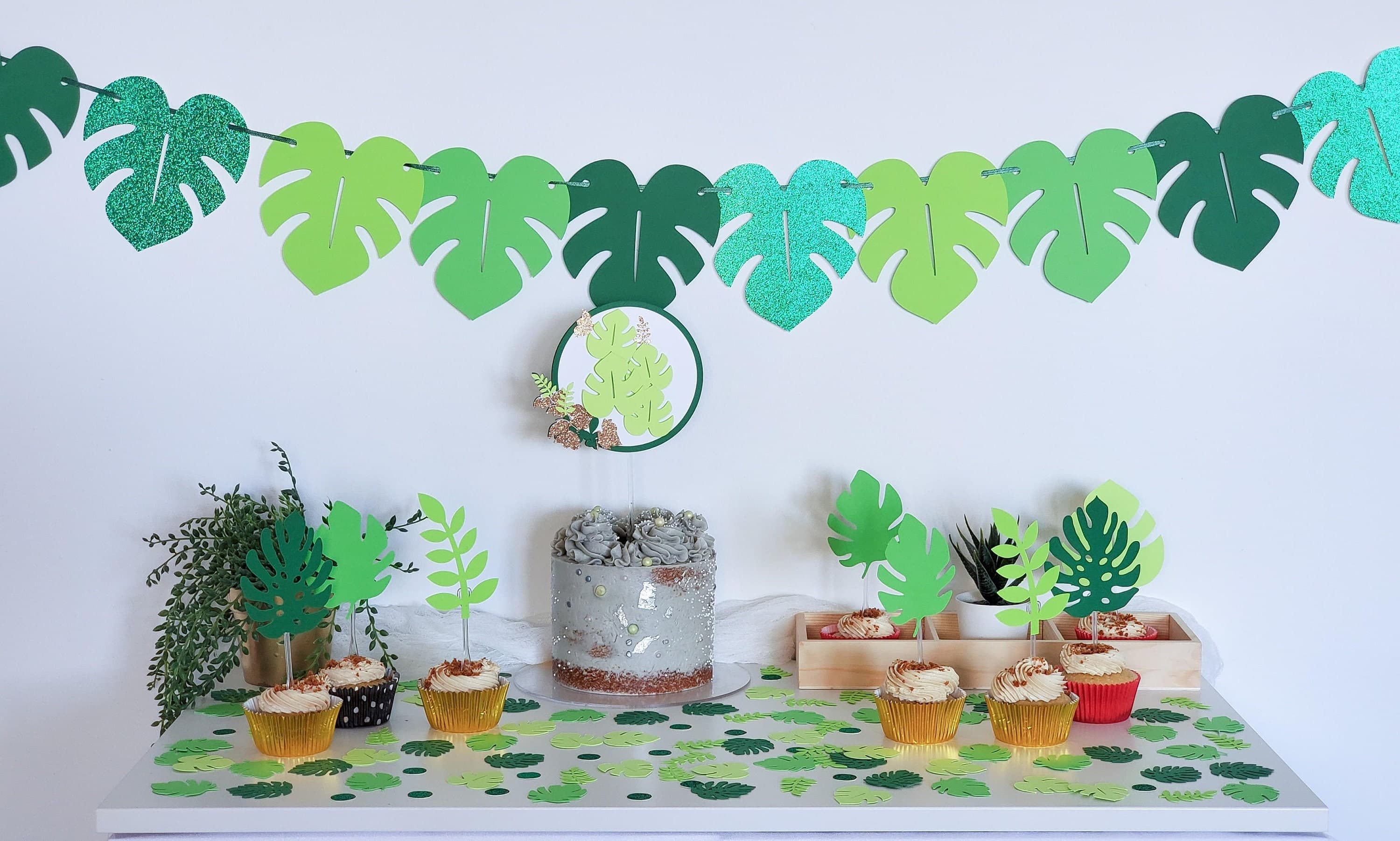 Safari Party Decor Package for Baby Shower, Complete Party Decoration Set for a Wild One Theme, Jungle Themed Decorations - image 4