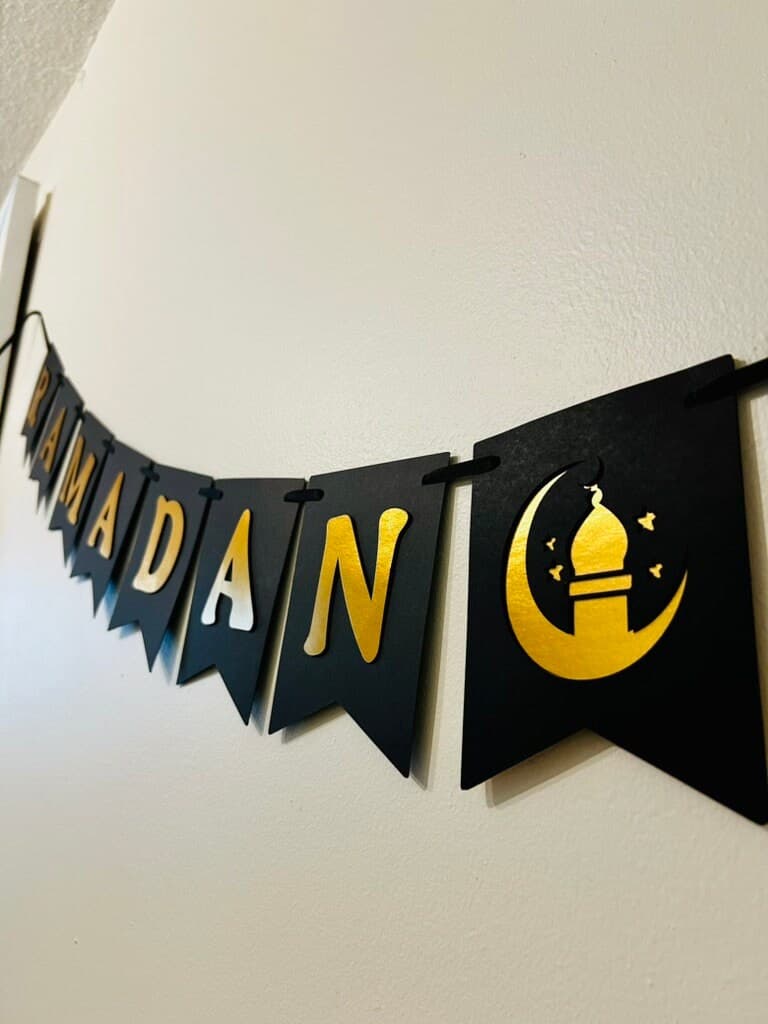 Ramadan Eid Decoration Muslim Eid Mubarak Banner Modern Ramadan Decor Mosque Banner - image 5