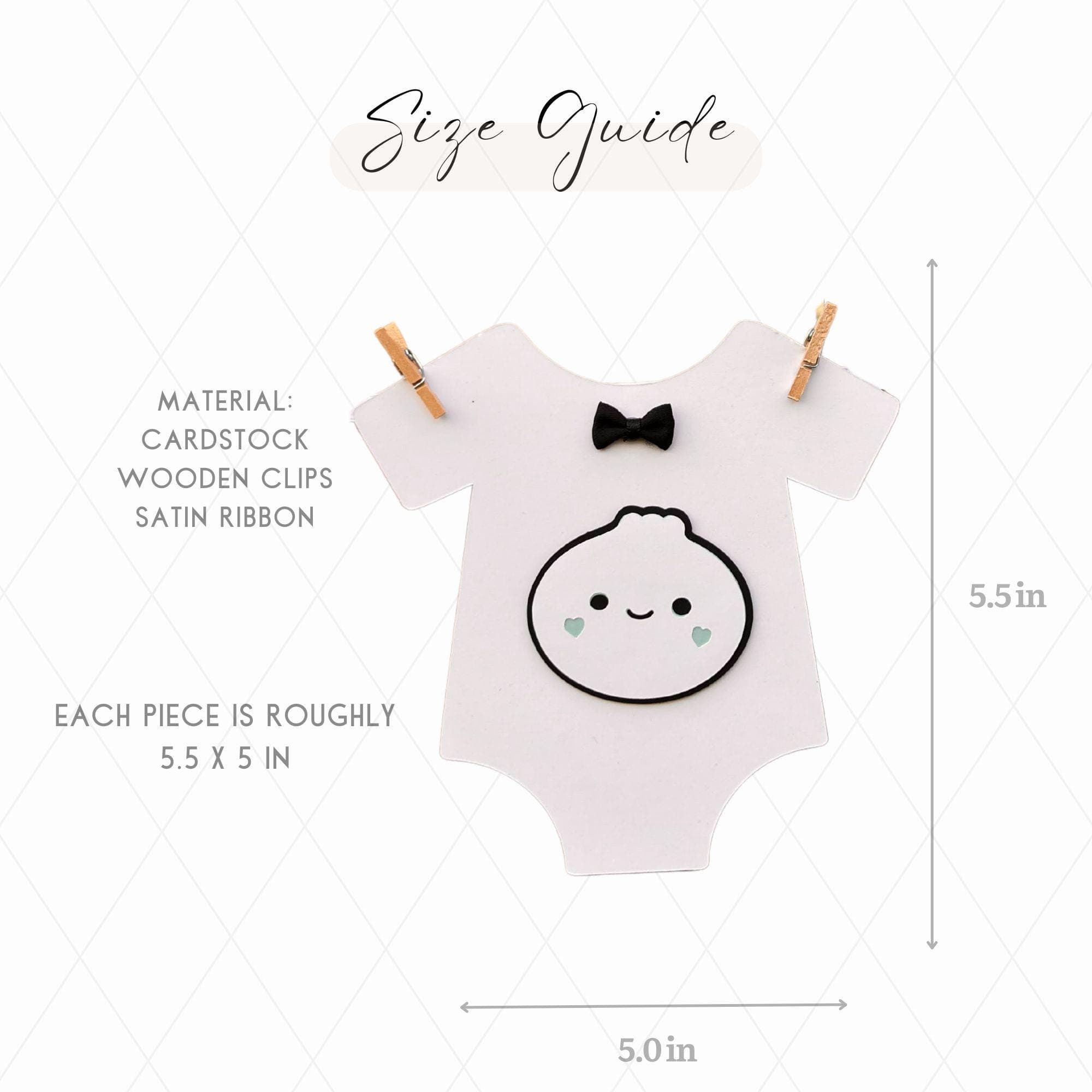 Dumpling Banner For A Dumpling Baby Shower Little Dumpling Party Decoration, Kawaii Asian Food Bao  Party, Boy or Girl BabyShower Backdrop - image 3