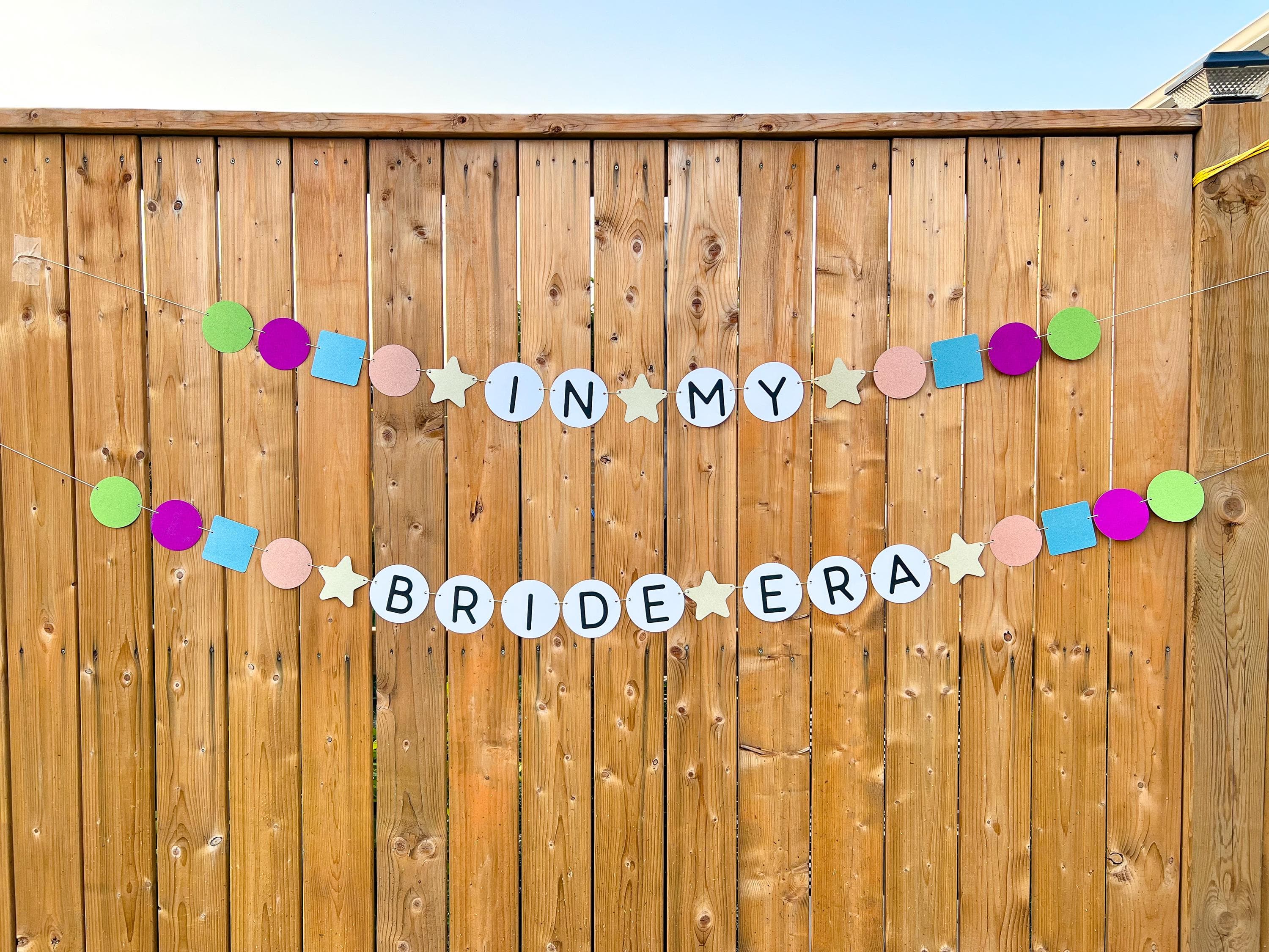 Glitter Friendship Bracelet Party Banner, Taylor Friend Ship Themed Decor, Decorations, Tour Party Supplies, Bride Eras Name Bead - image 5