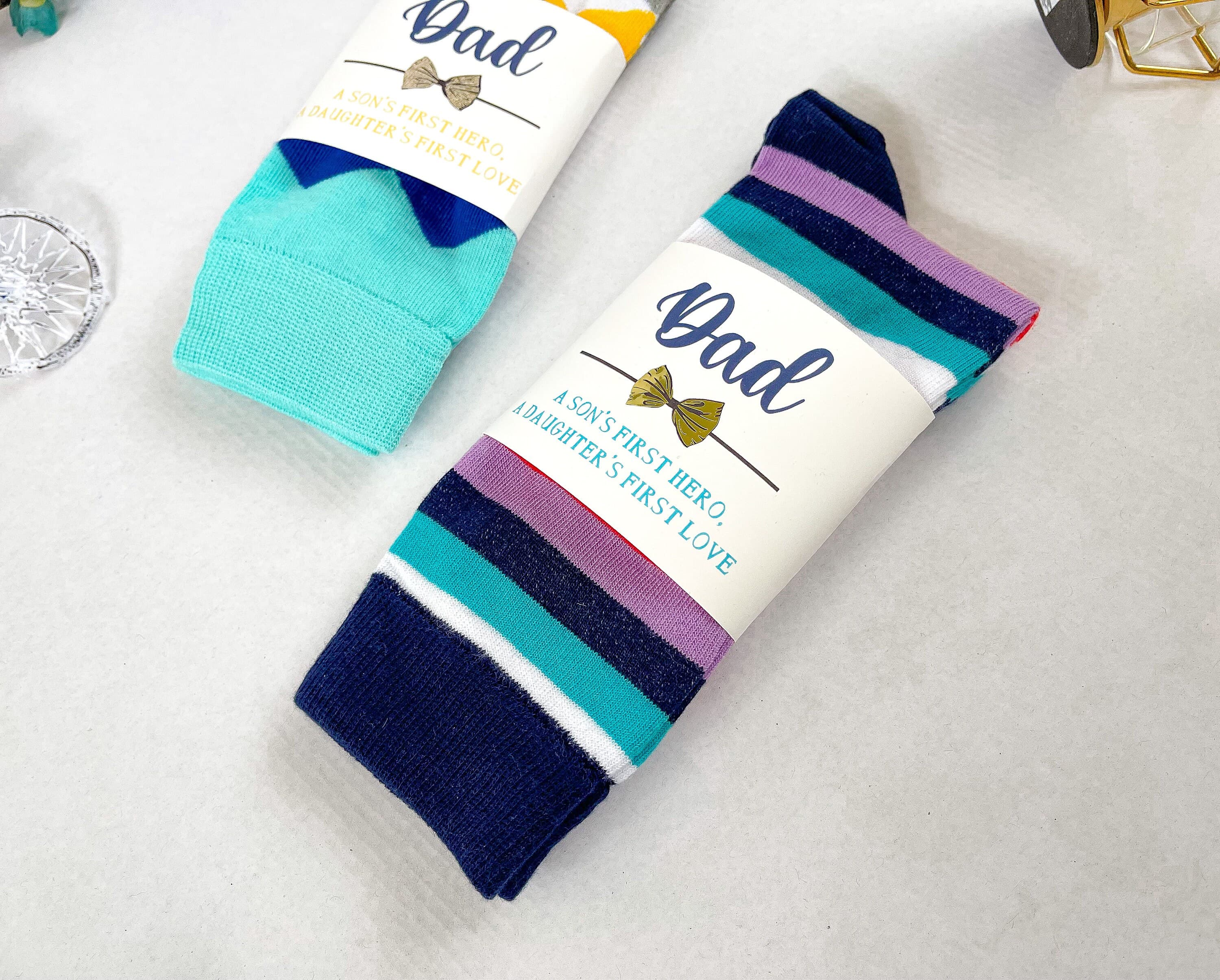 Customized Dad Socks For A Special Occasion, Personalized Father's Socks, Gifts for Dad From Daughter or Son, I Love Dad Present - image 4