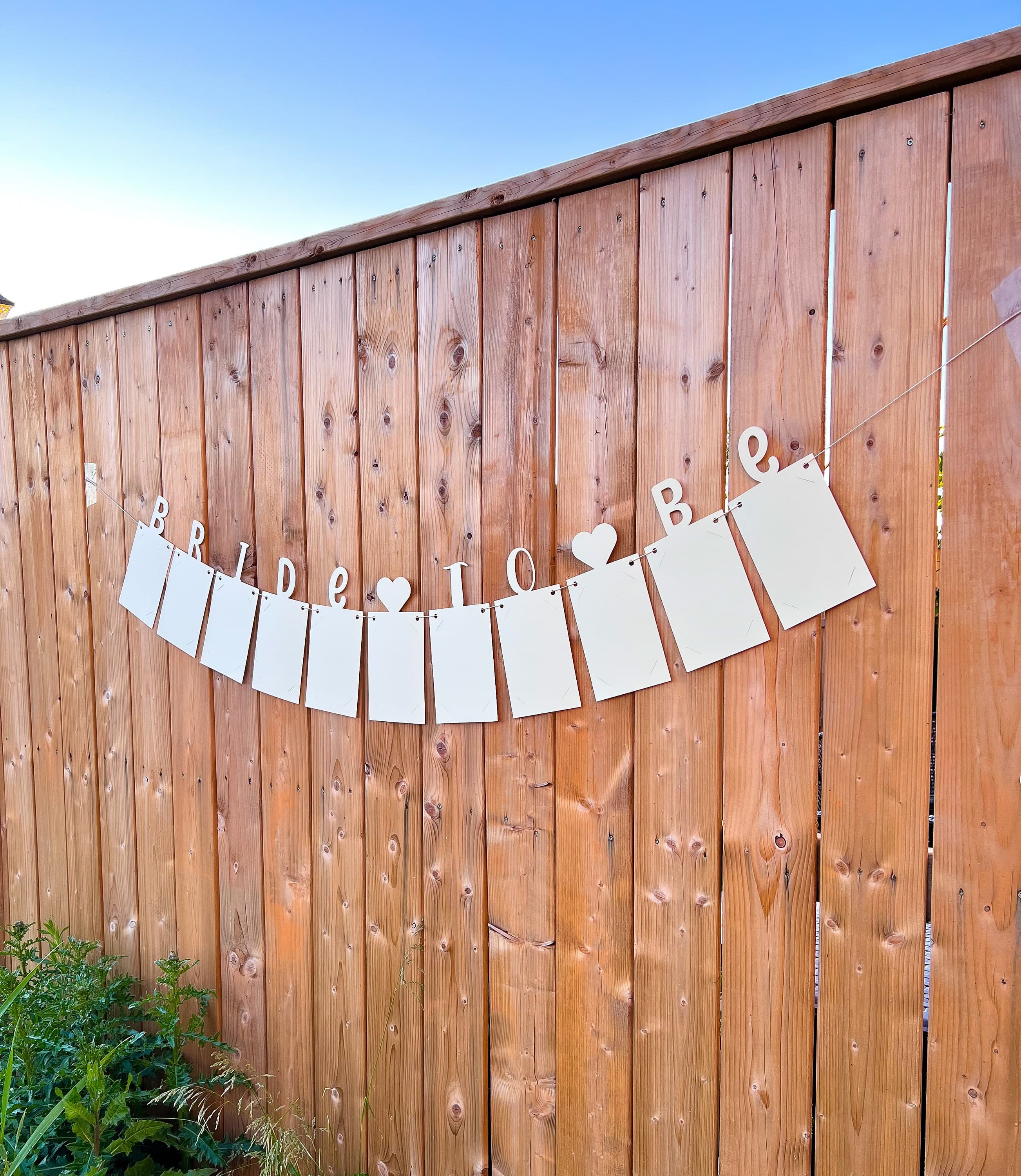 Hen Party Photo Banner, Bride To Be Garland Decor, Bunting for Engagement Party, Bridal Shower with Slits for Photos - image 4