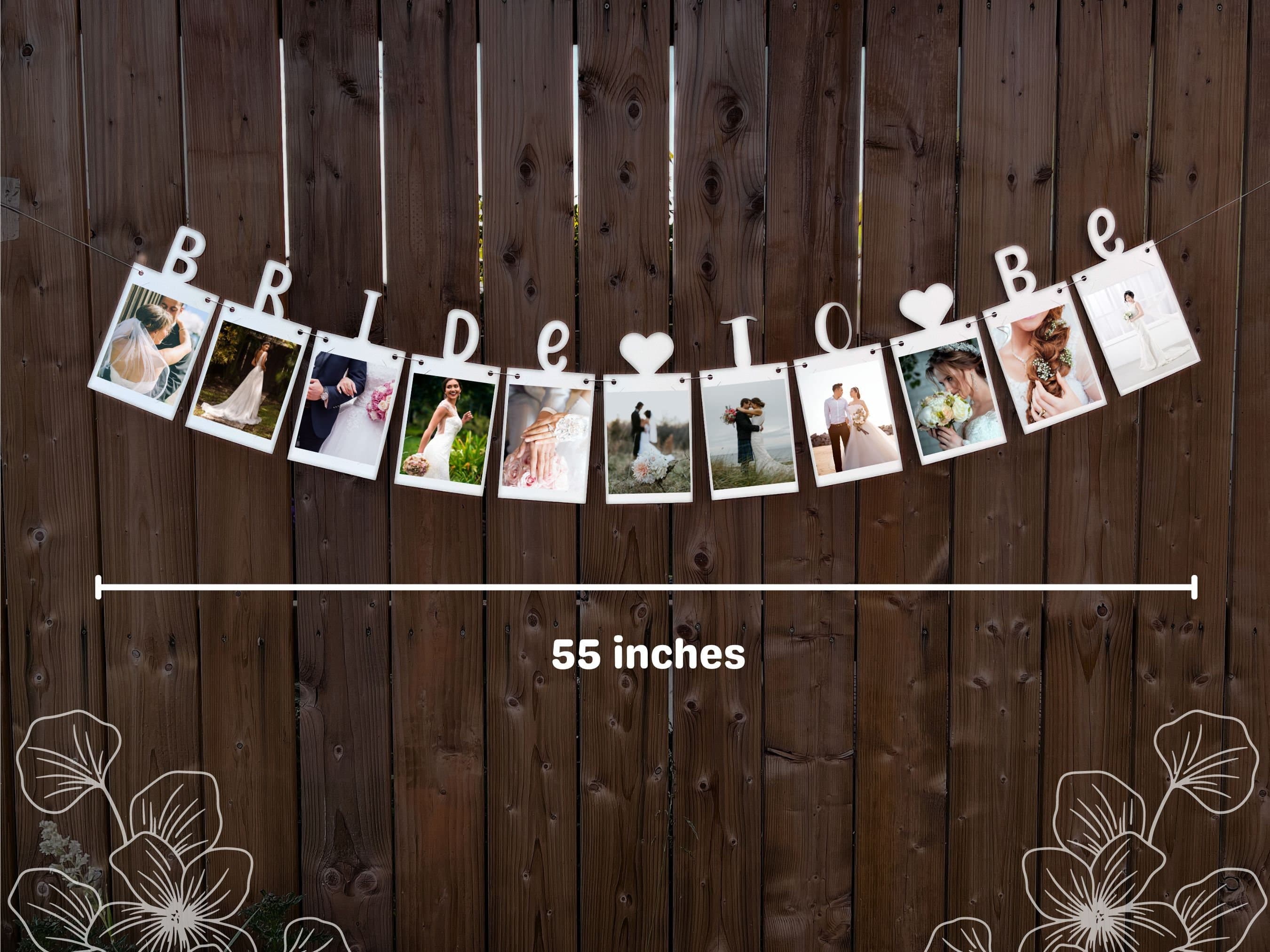Bride To Be Photo Banner / Bachelorette Party Decorations / Bridal Shower Decor - image 5