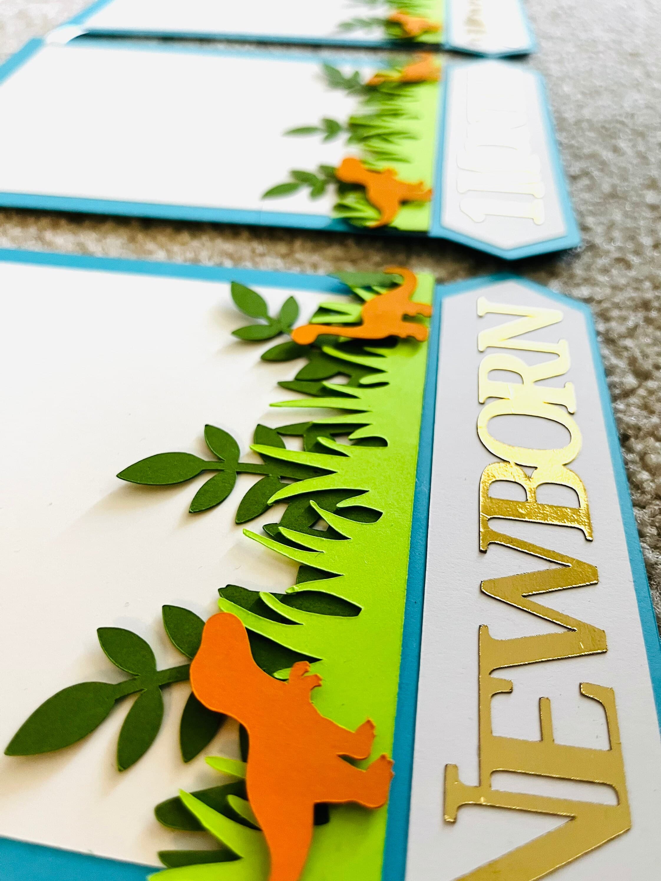 12 Months Milestone Banner for Dinosaur Themed Party, Photo Garland, Jungle Wild One Dinosaur Decoration, Baby Shower Boy Girl Party - image 3