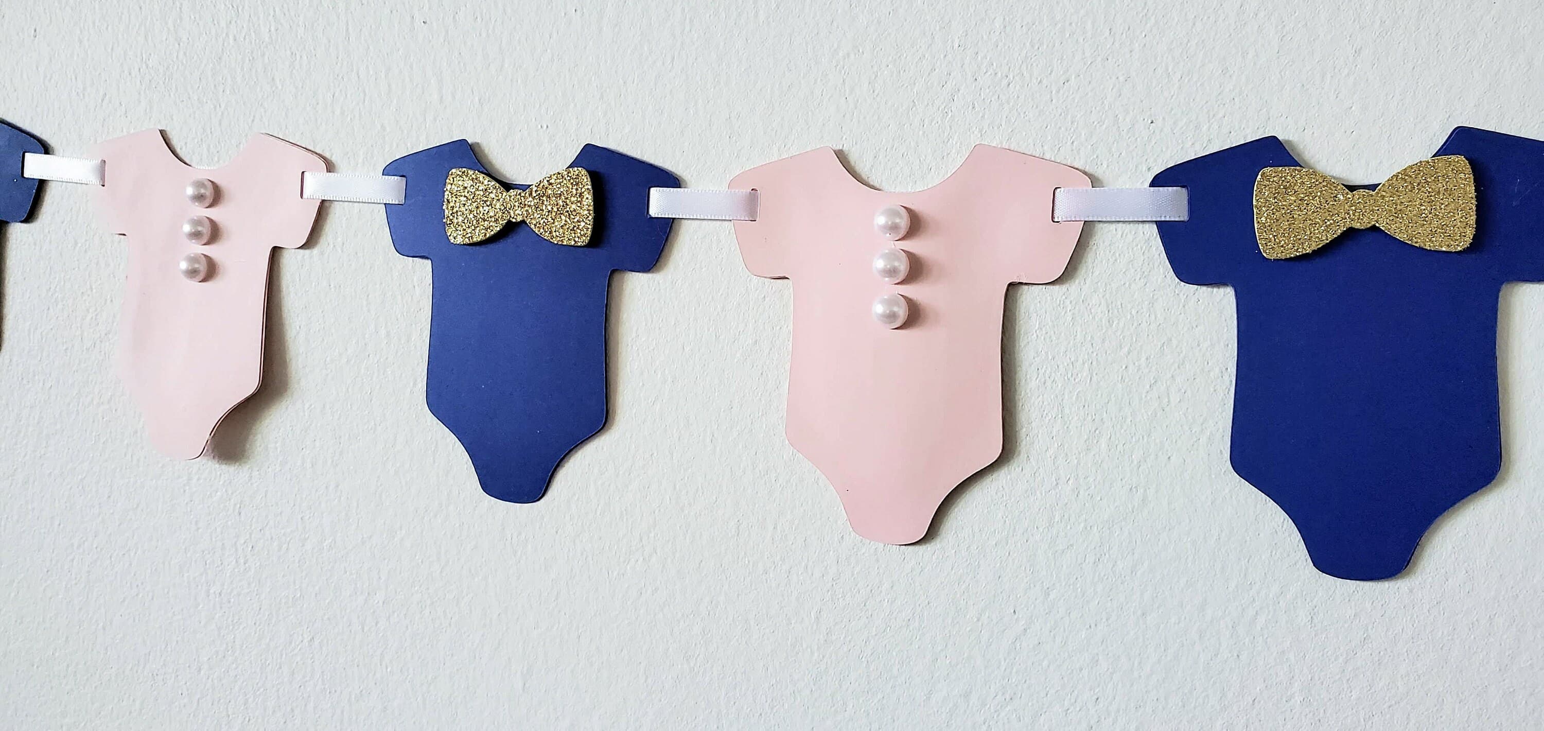 Boy Or Girl Banner, Gender Reveal Decorations, Garland for Baby Shower, Blue or Pink Neutral Garland for Gender Reveal Party - image 3