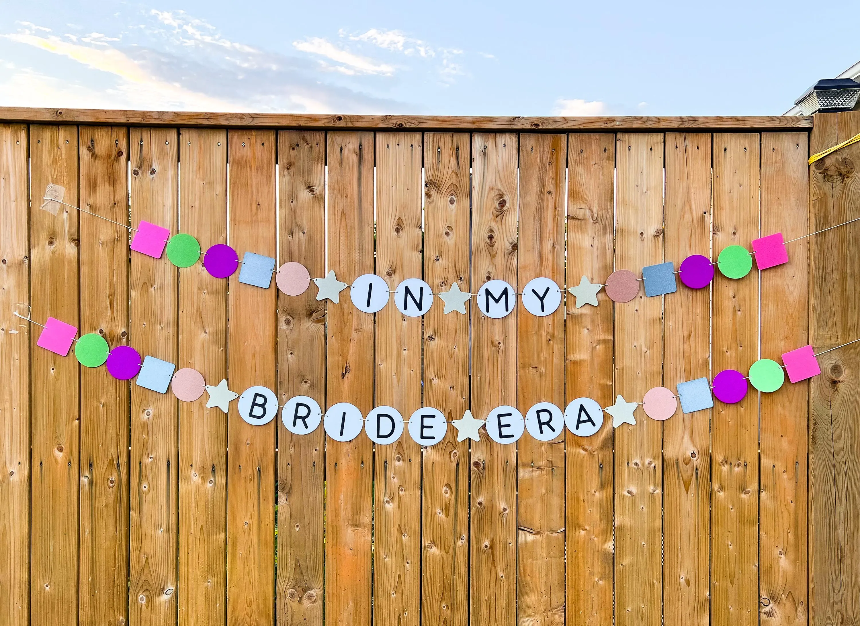 Glitter Friendship Bracelet Party Banner, Taylor Friend Ship Themed Decor, Decorations, Tour Party Supplies, Bride Eras Name Bead - image 4
