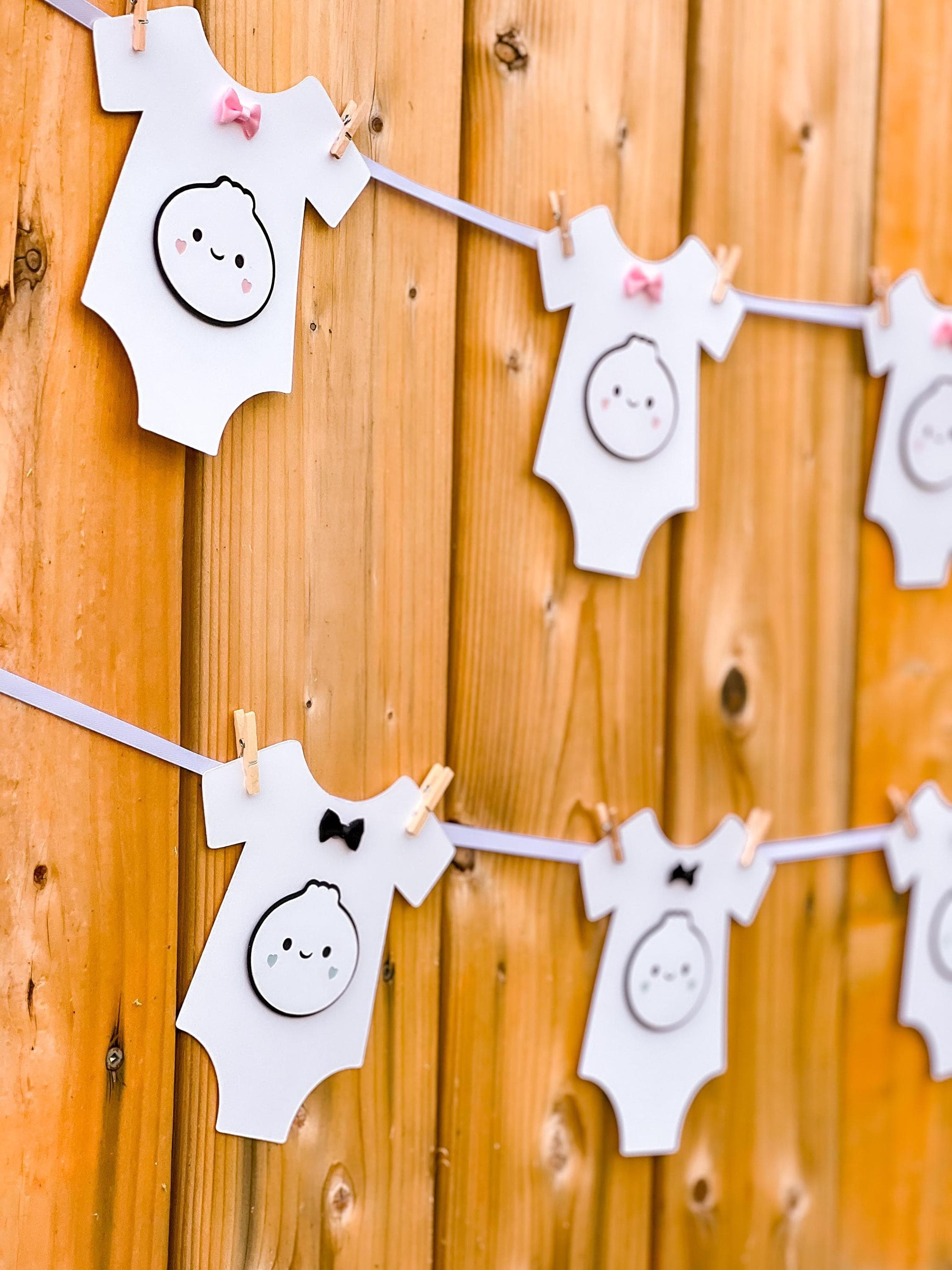 Dumpling Banner For A Dumpling Baby Shower Little Dumpling Party Decoration, Kawaii Asian Food Bao  Party, Boy or Girl BabyShower Backdrop