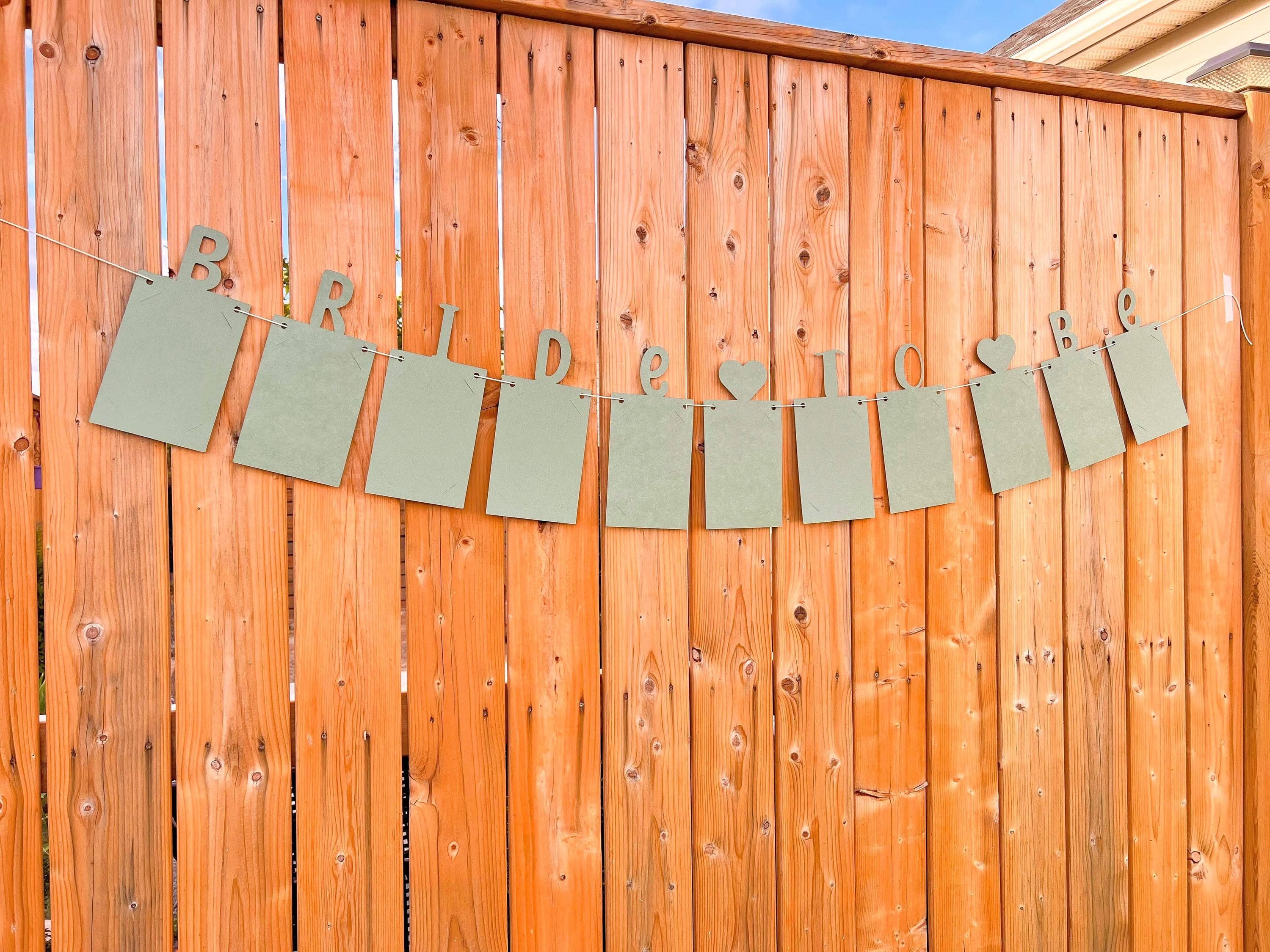 Sage Bride To Be Photo Banner Bachelorette Party Decorations, Bridal Shower Decoration, Hen Do Party Photo Garland - image 4